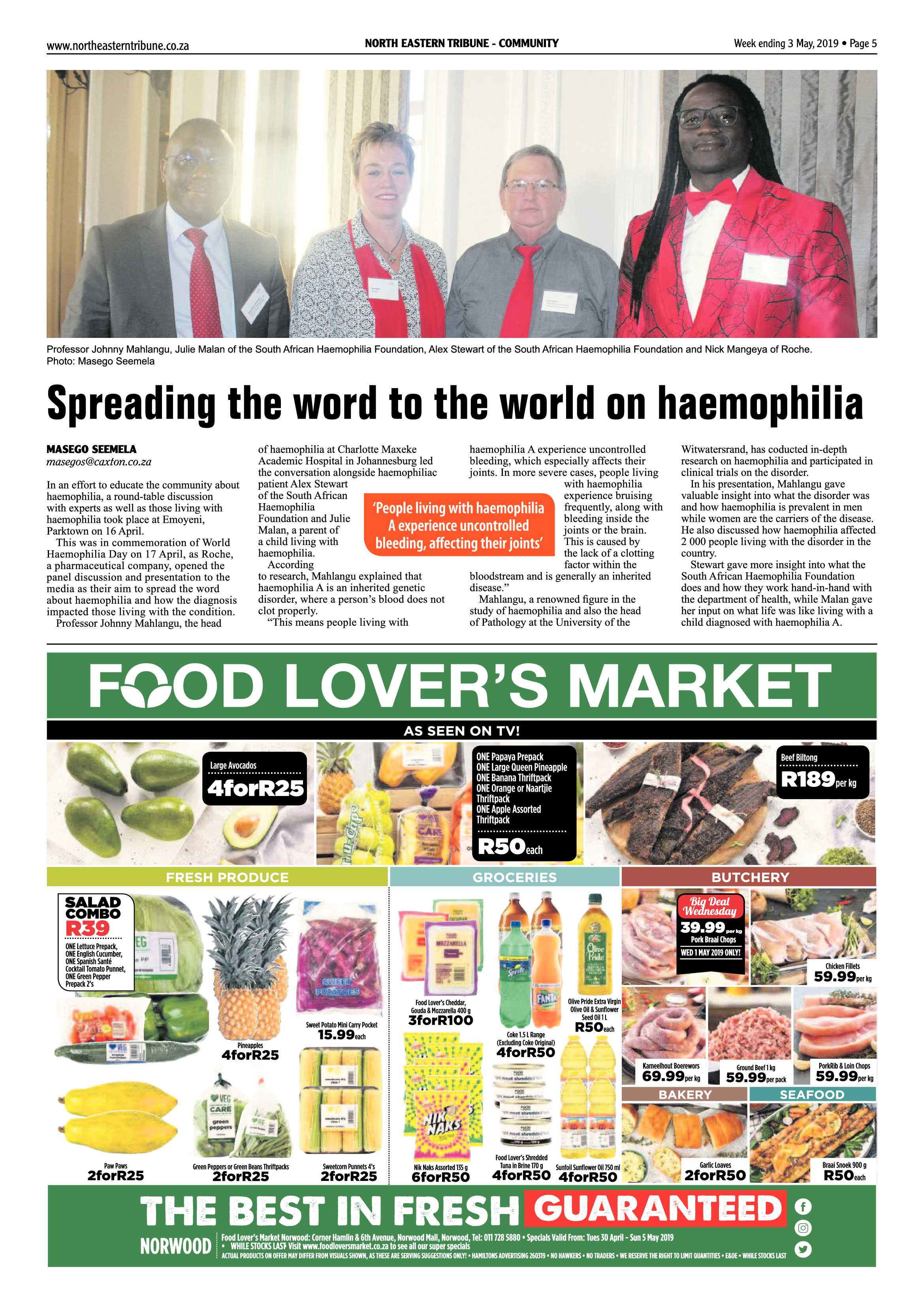 North Eastern Tribune 3 May, 2019 page 5