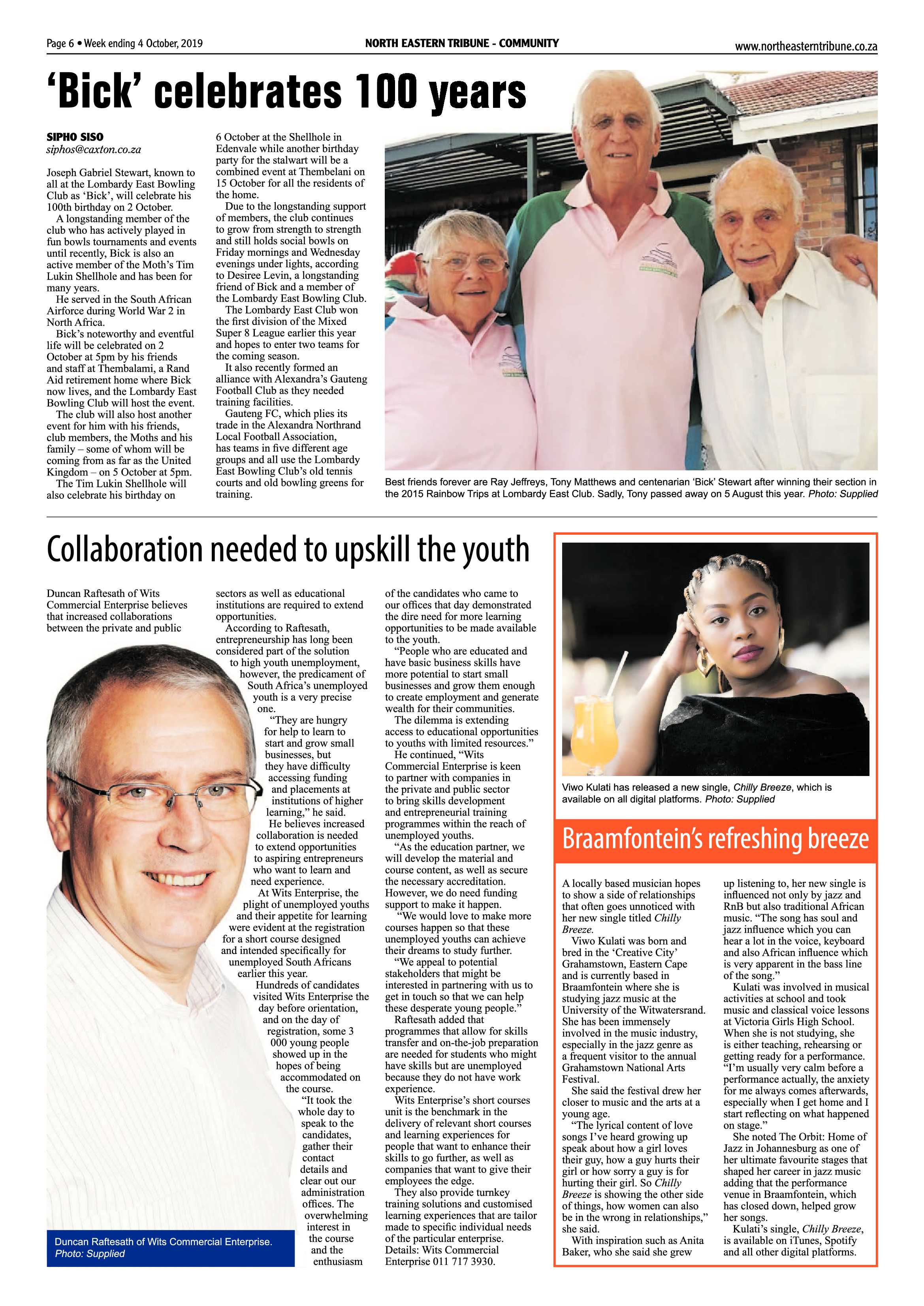 North Eastern Tribune 4 October, 2019 page 6