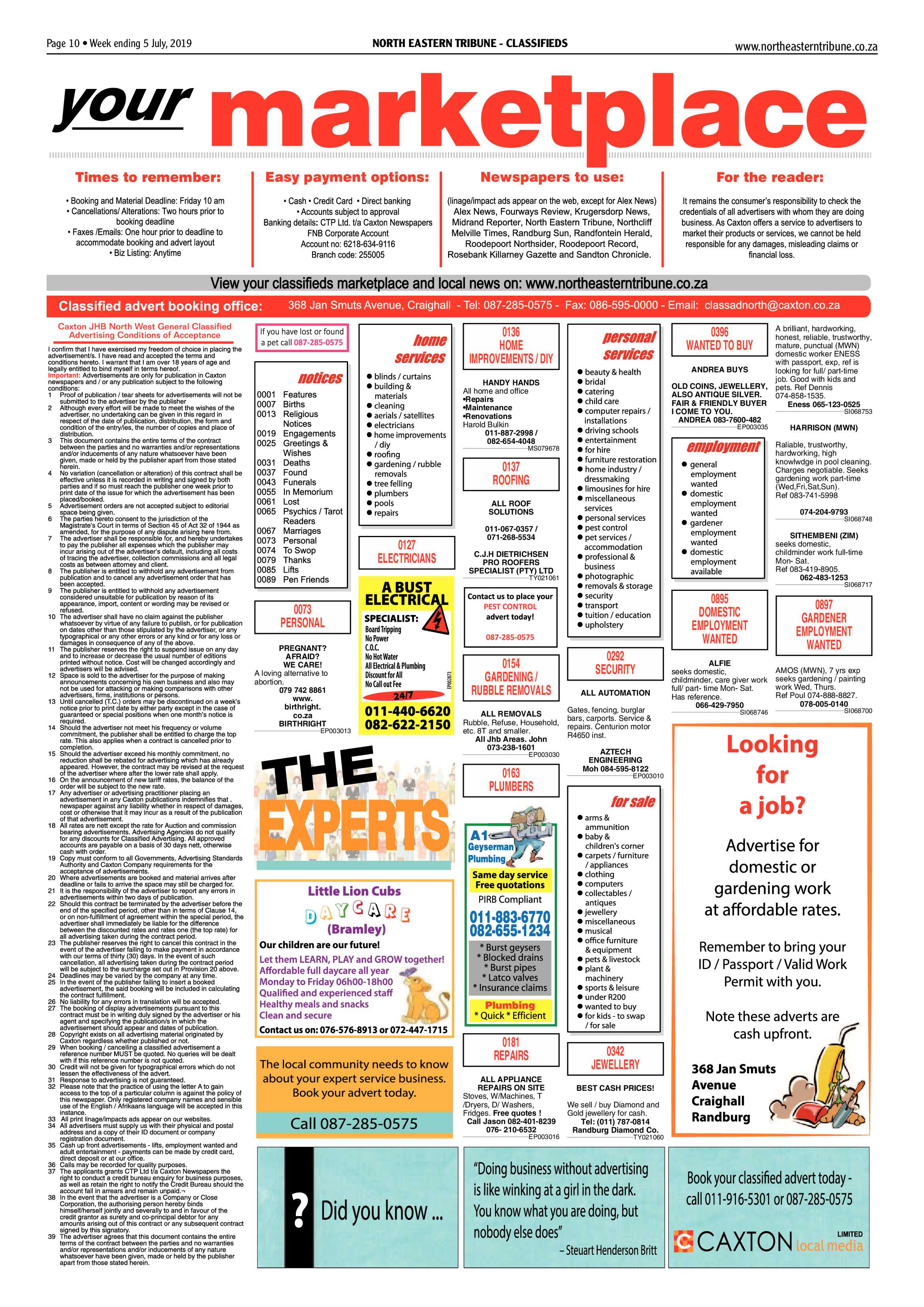 North Eastern Tribune 5 July, 2019 page 10