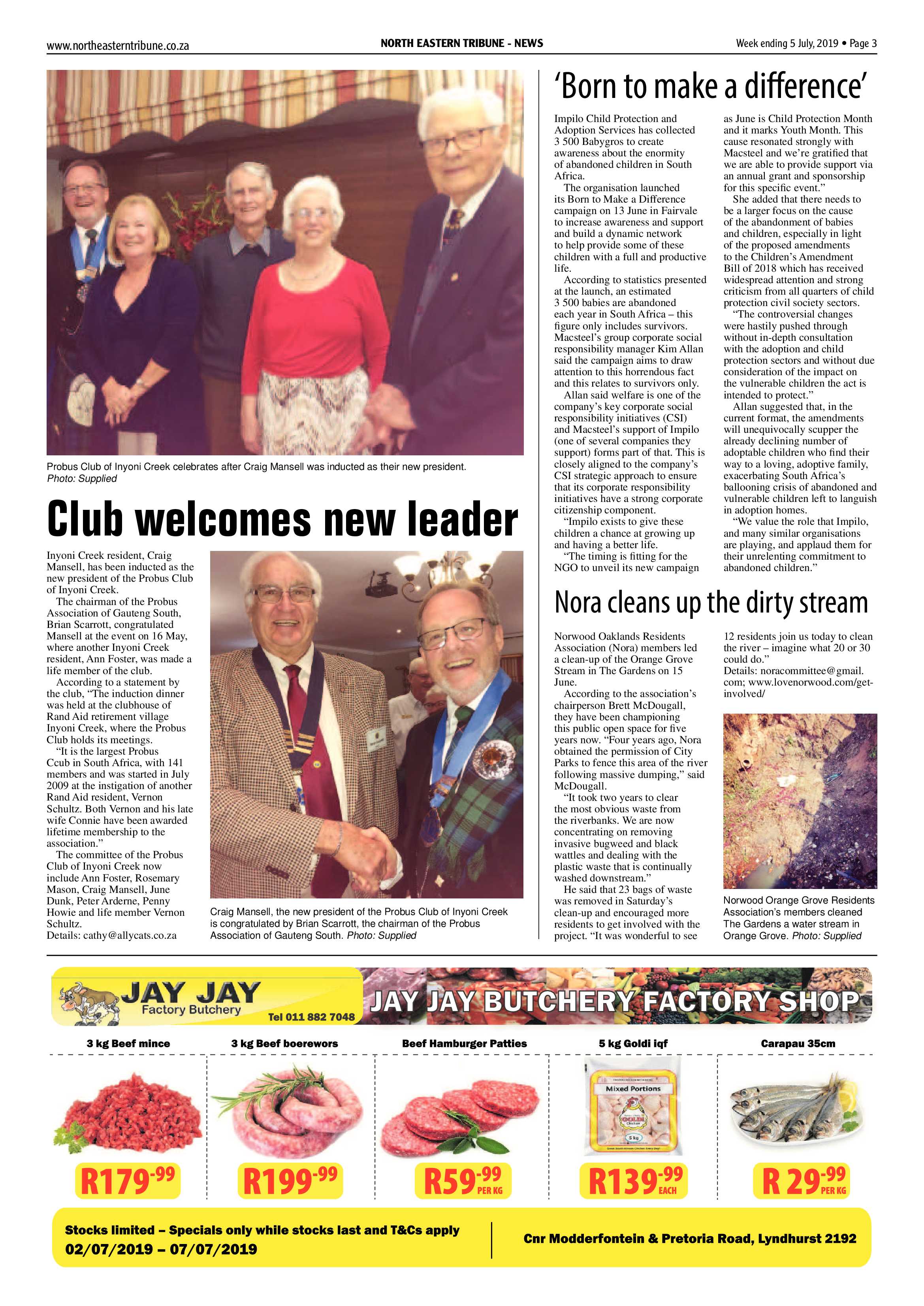 North Eastern Tribune 5 July, 2019 page 3
