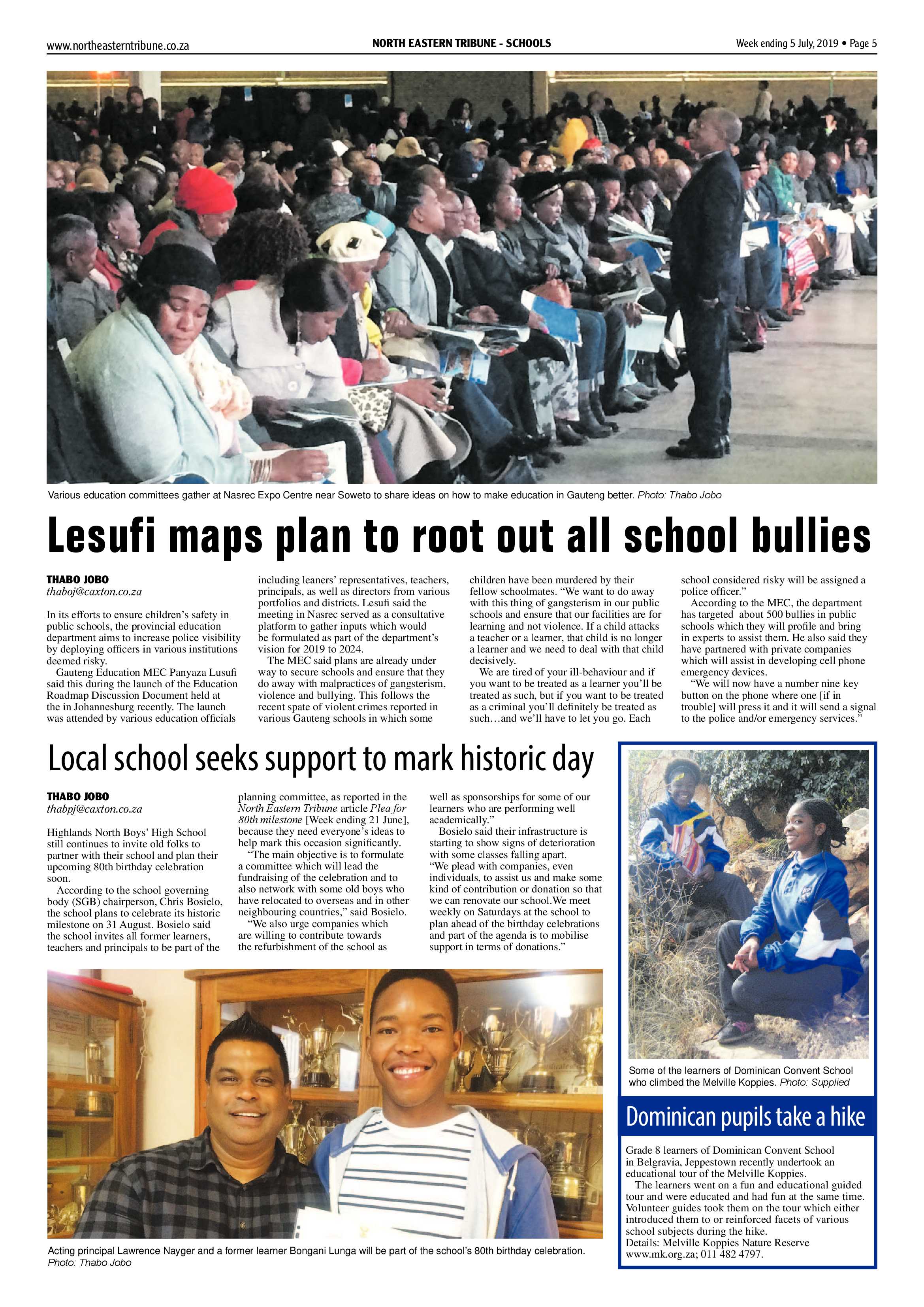 North Eastern Tribune 5 July, 2019 page 5