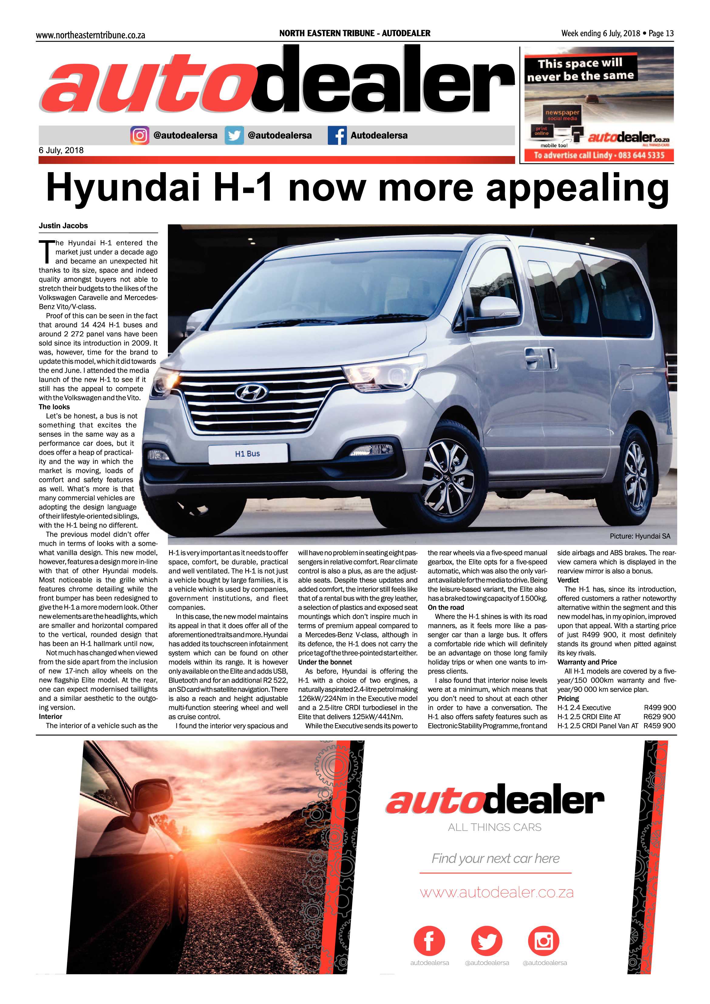 North Eastern Tribune 6 July 2018 page 13