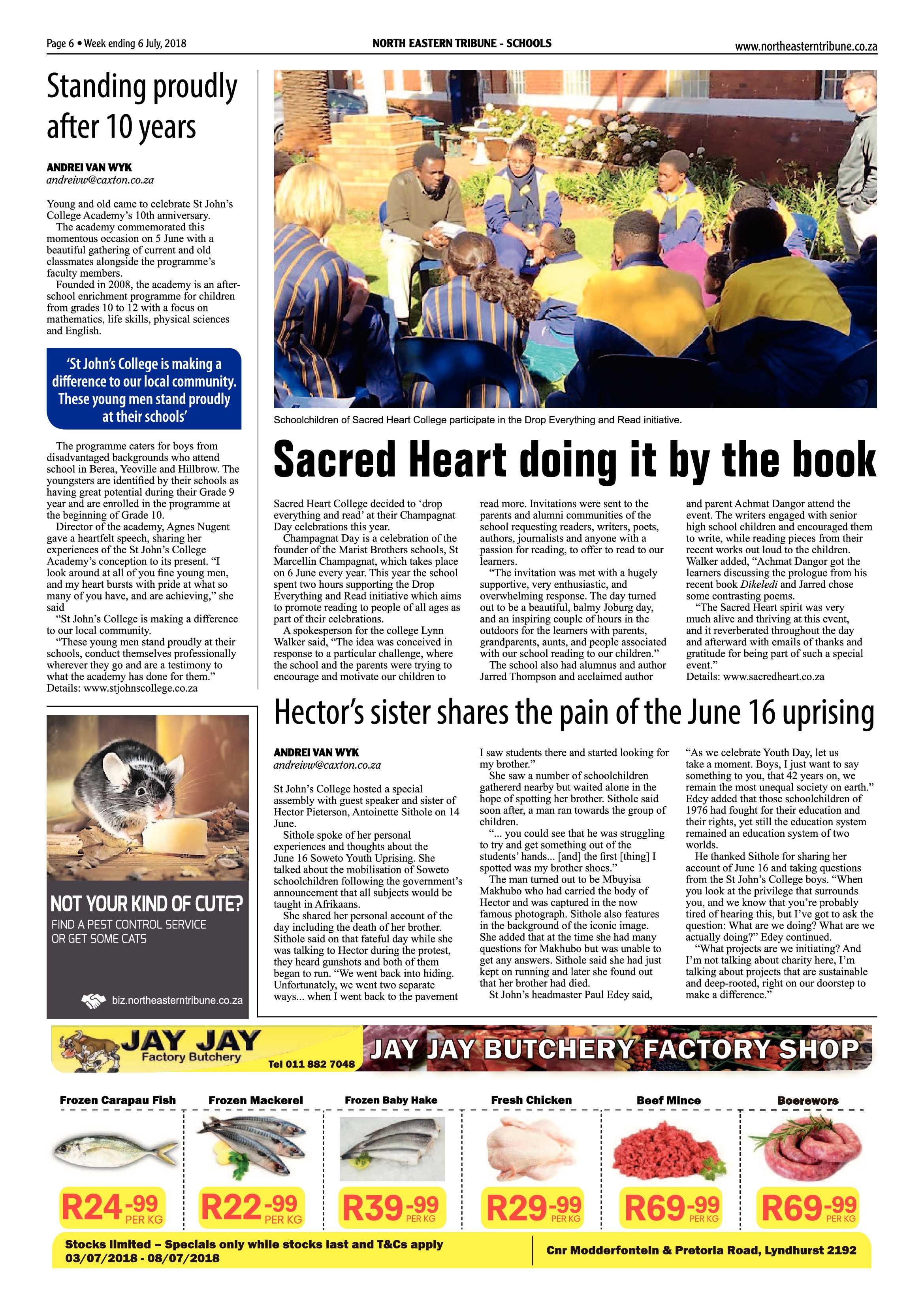 North Eastern Tribune 6 July 2018 page 6