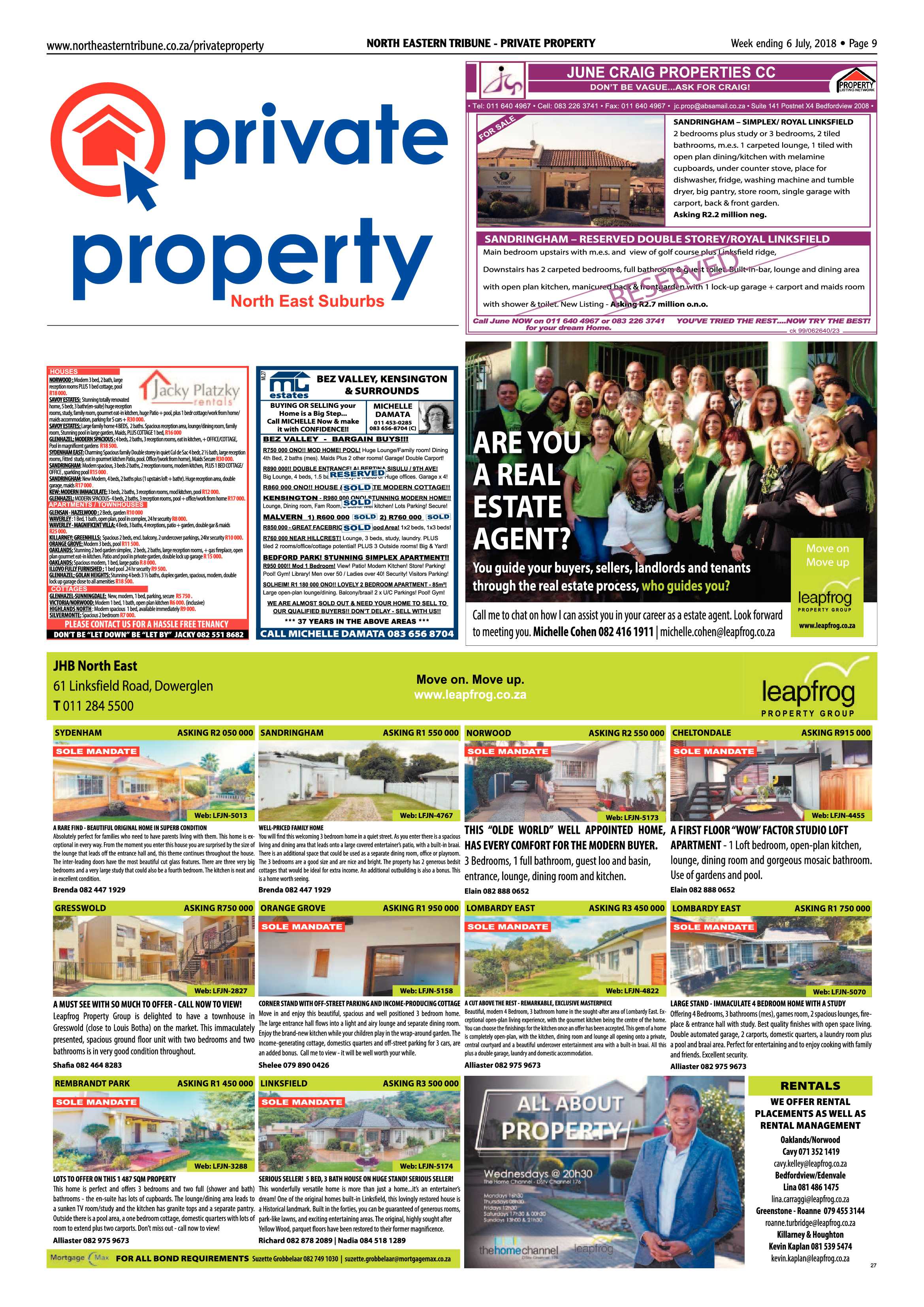 North Eastern Tribune 6 July 2018 page 9