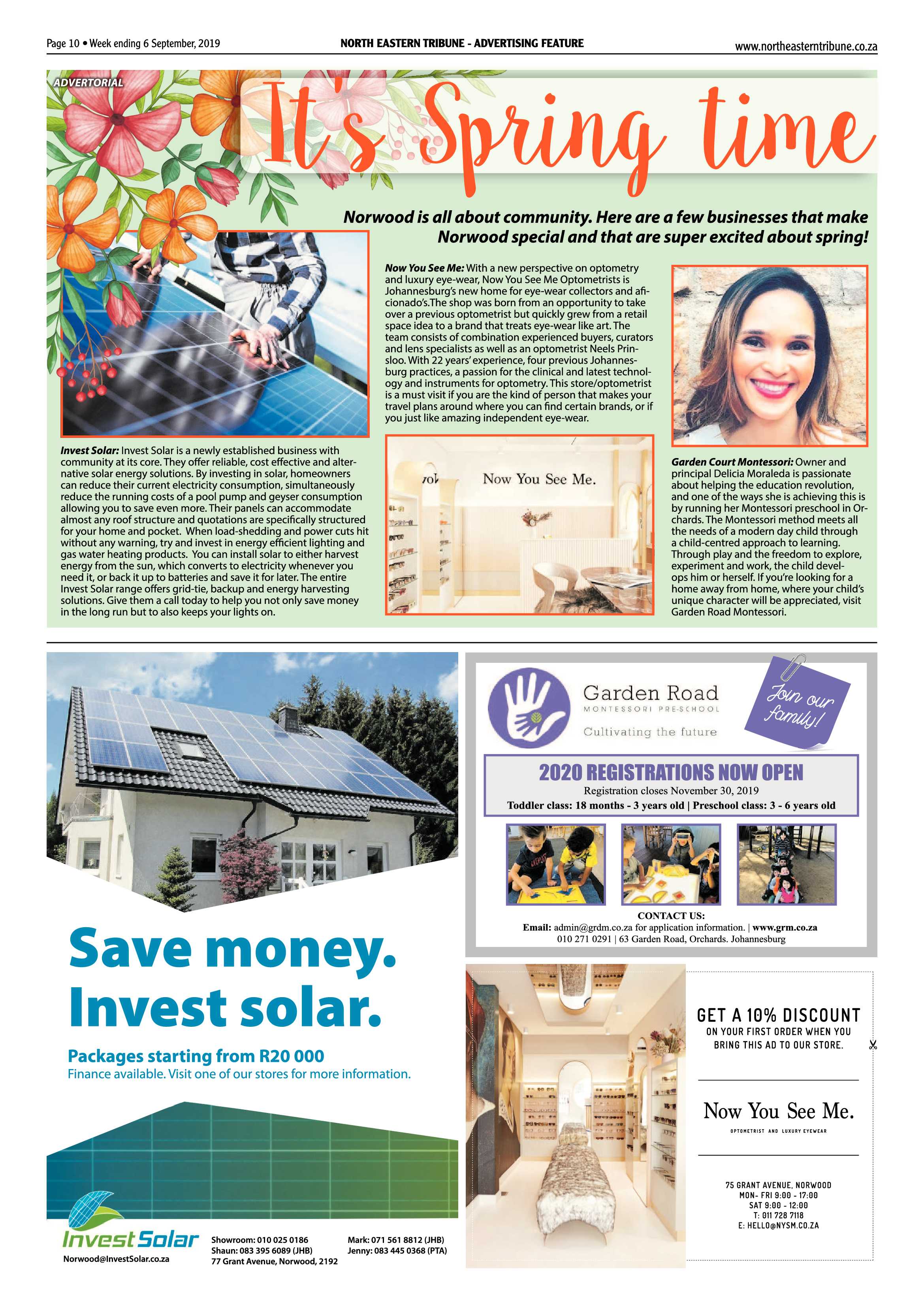 North Eastern Tribune 6 September, 2019 page 10