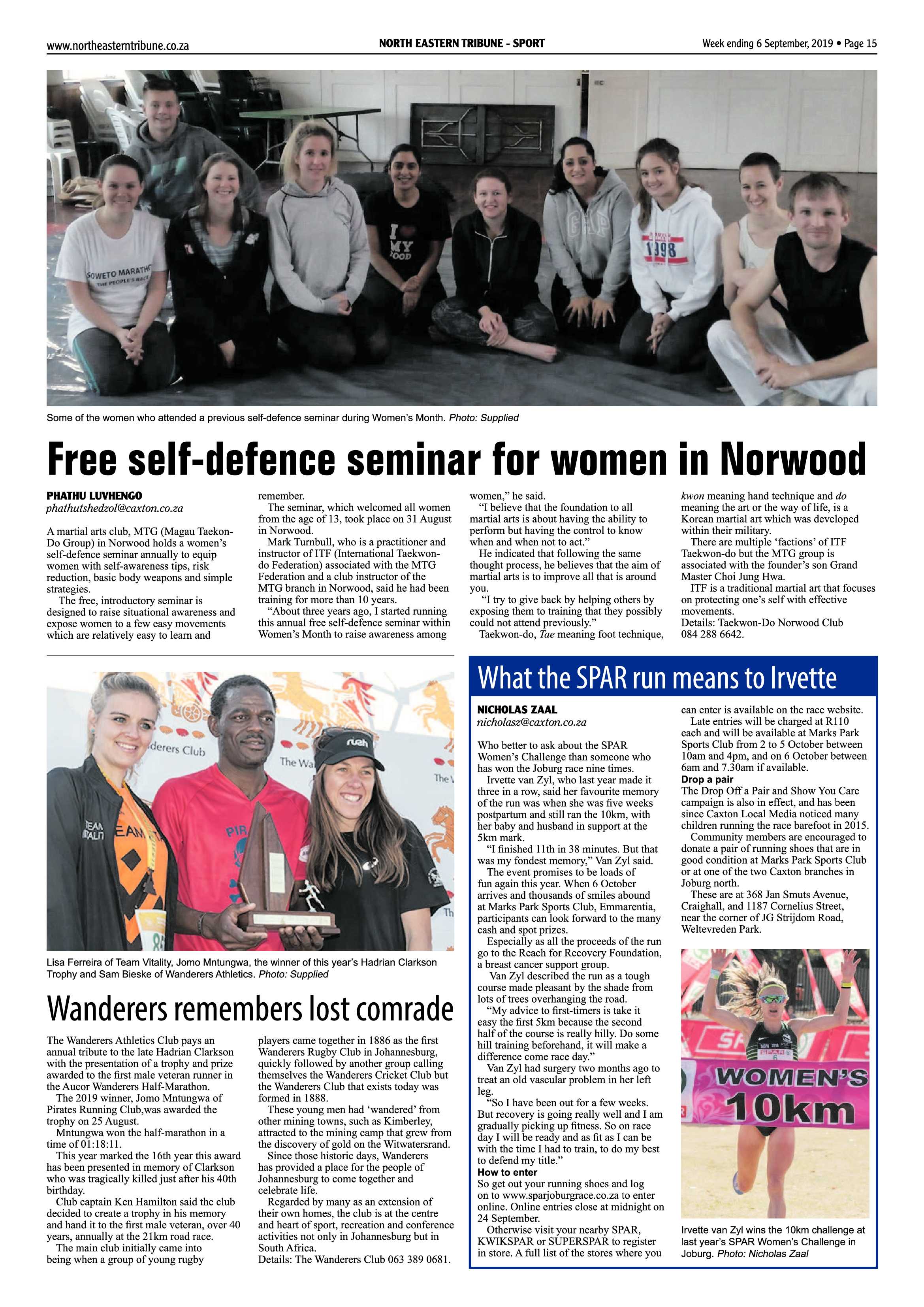 North Eastern Tribune 6 September, 2019 page 15