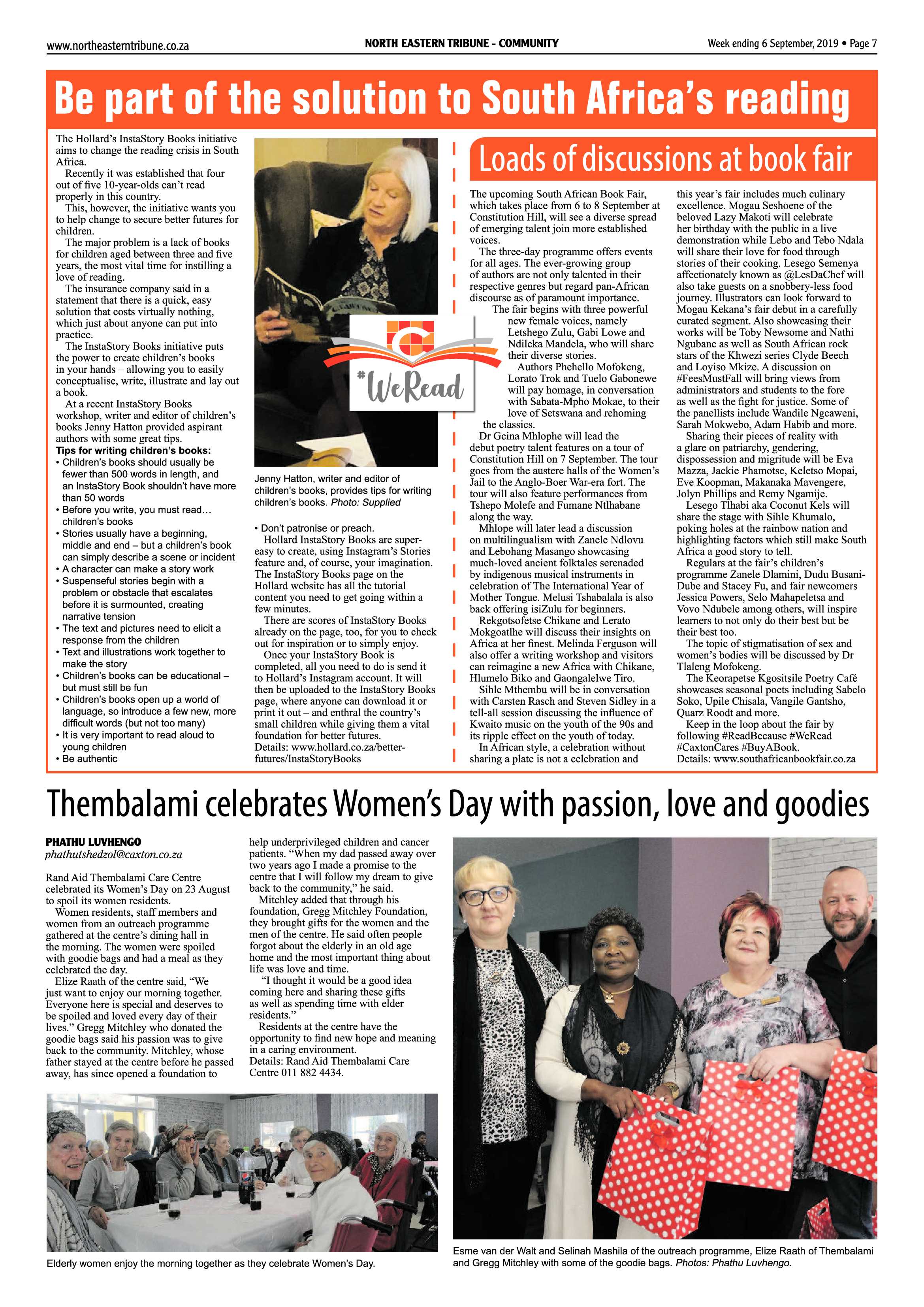North Eastern Tribune 6 September, 2019 page 7