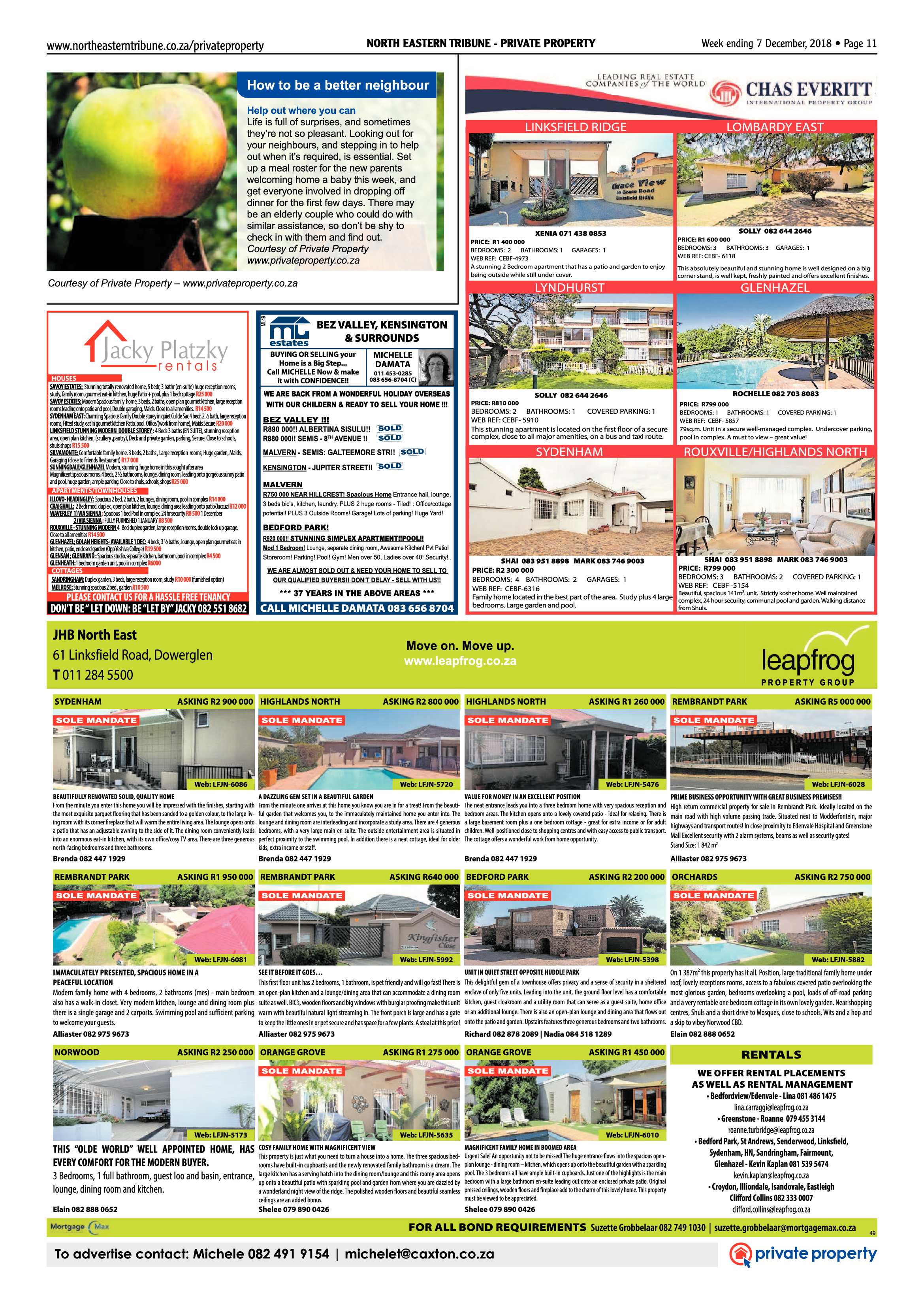 North Eastern Tribune 7 December, 2018 page 11