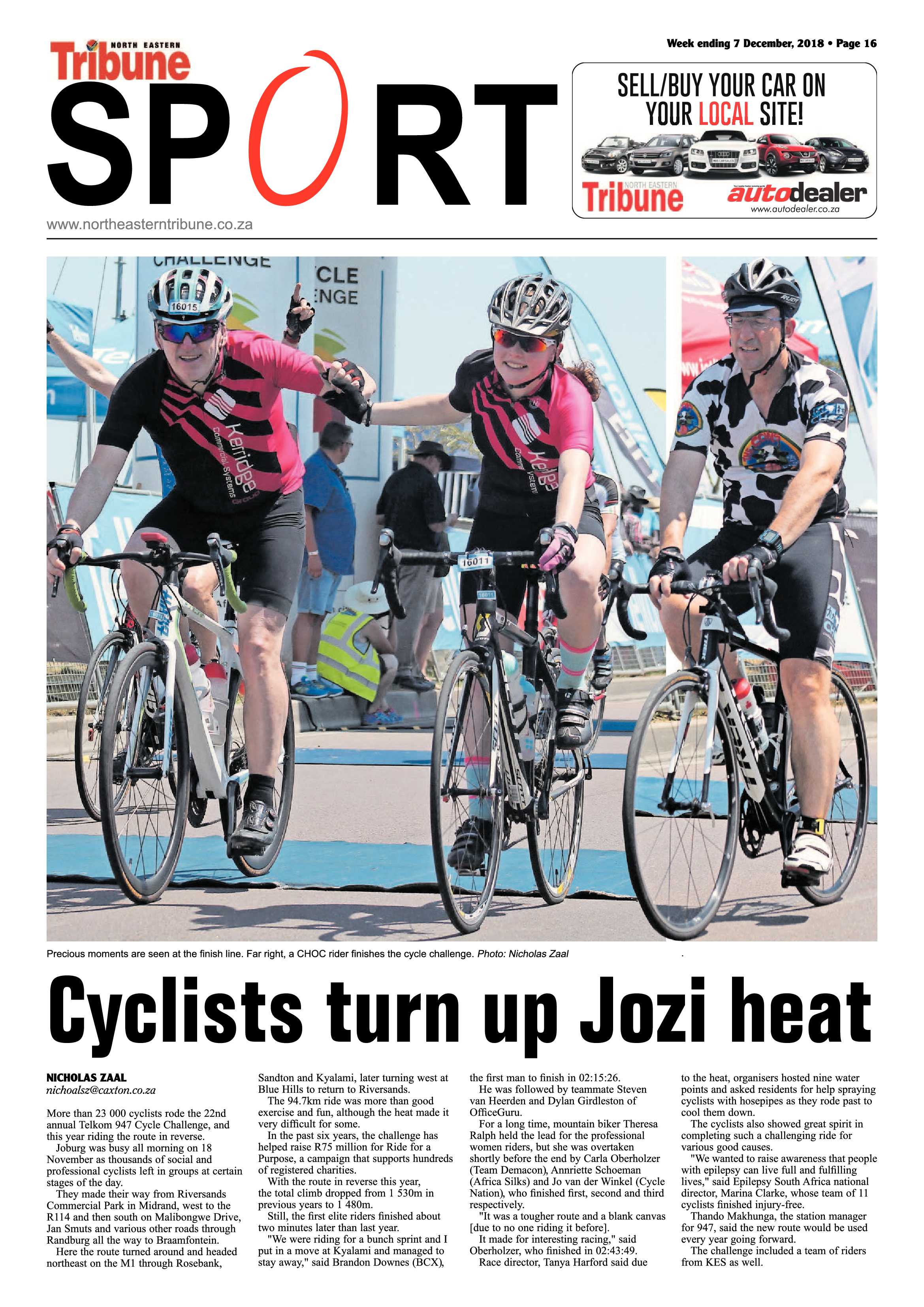 North Eastern Tribune 7 December, 2018 page 16