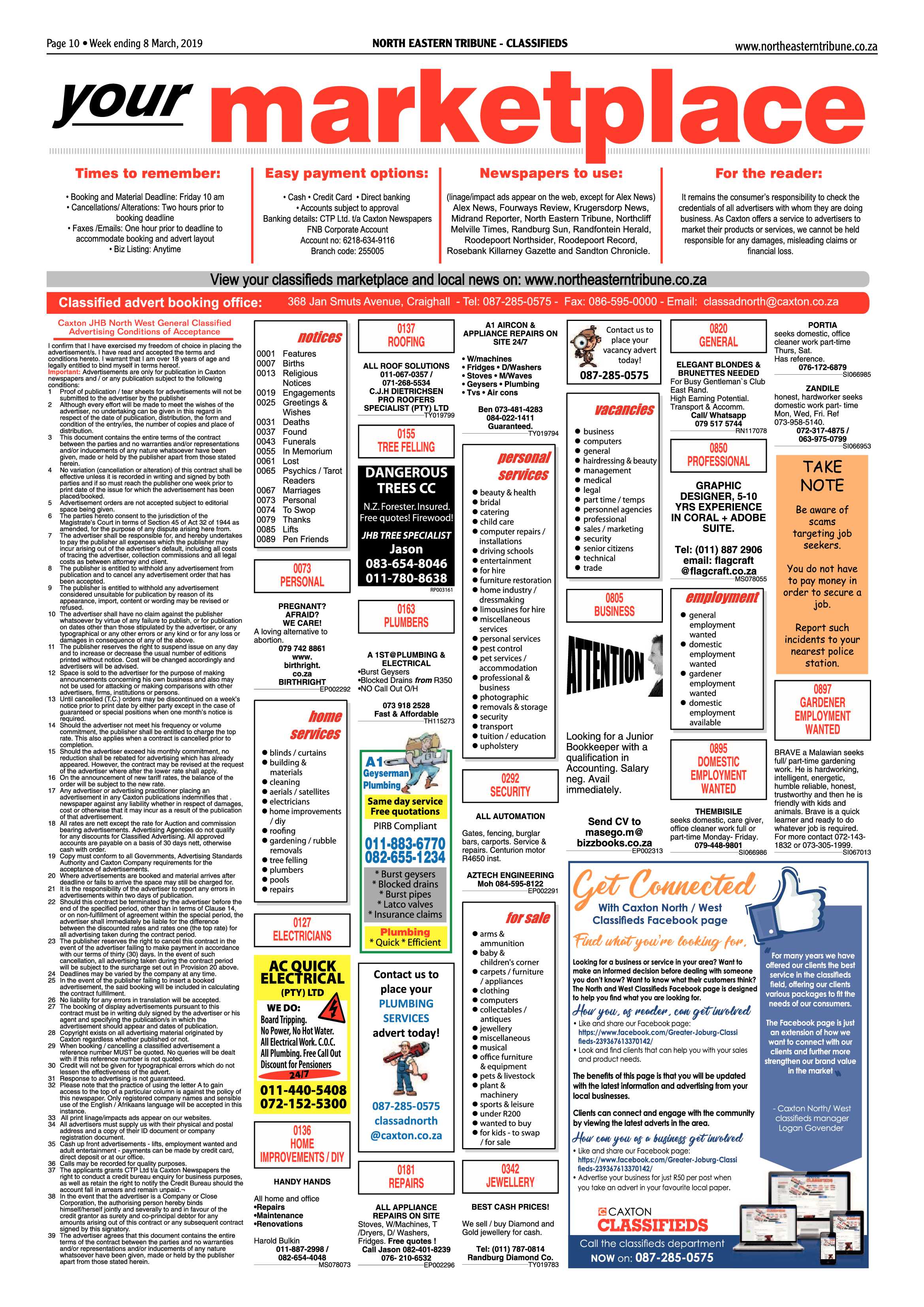 North Eastern Tribune 8 March, 2019 page 10