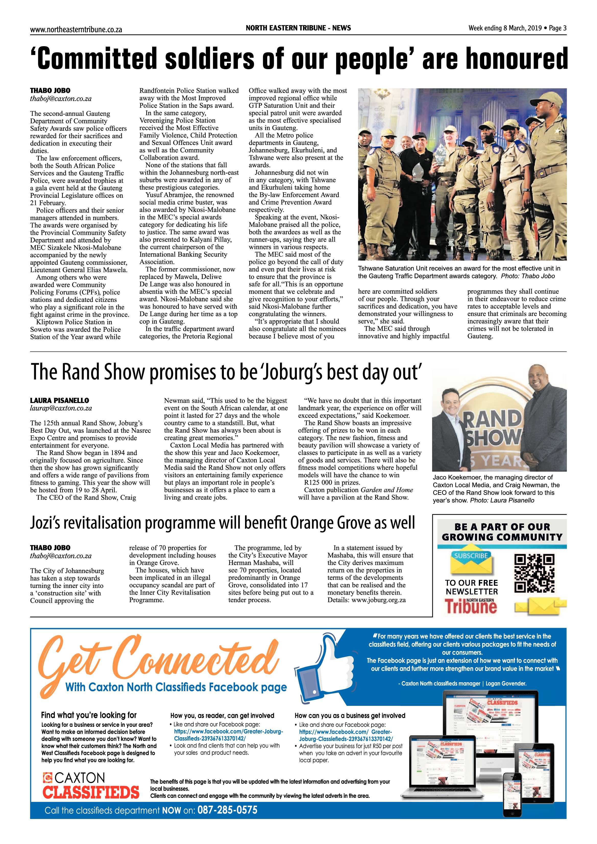 North Eastern Tribune 8 March, 2019 page 3