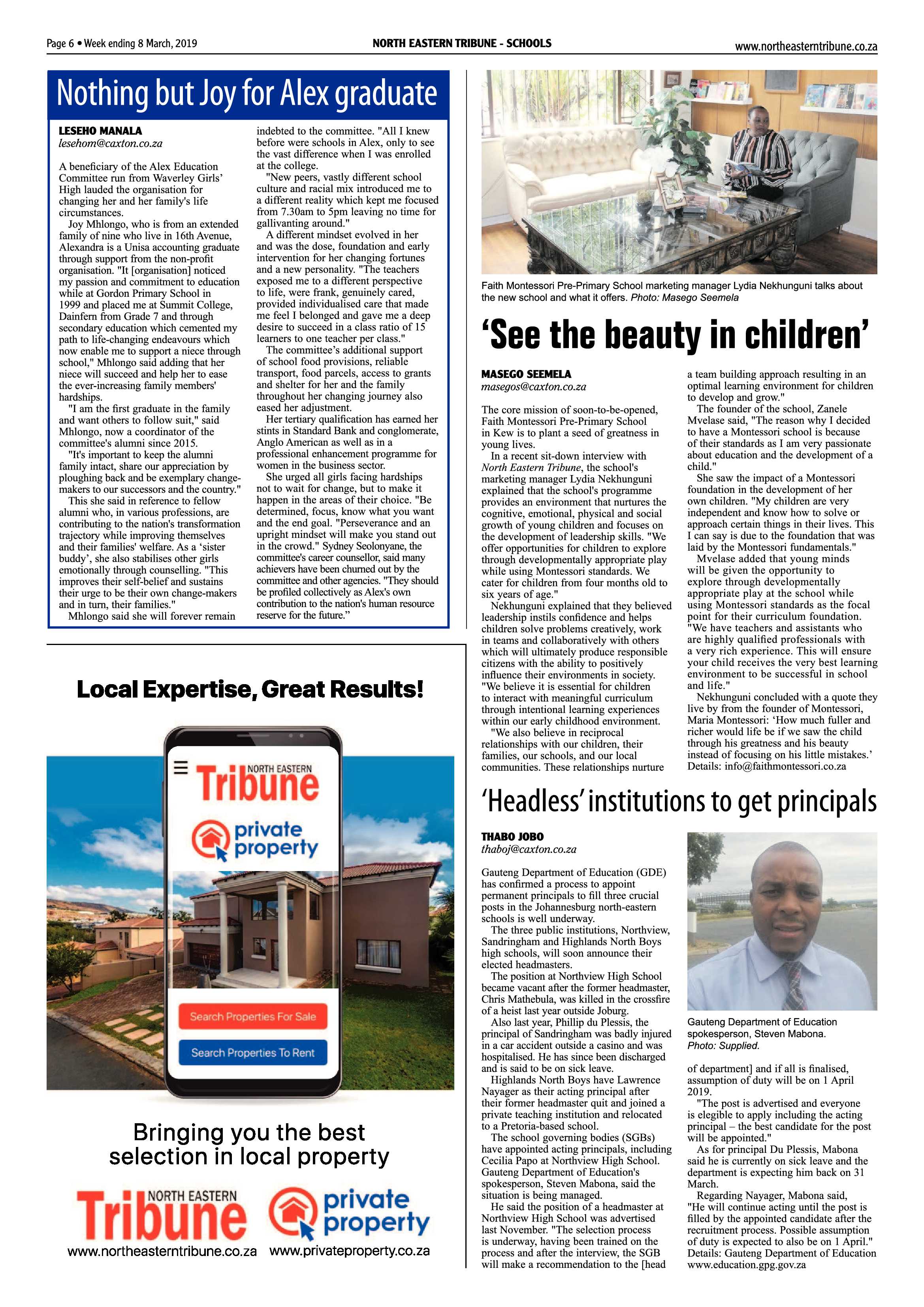 North Eastern Tribune 8 March, 2019 page 6