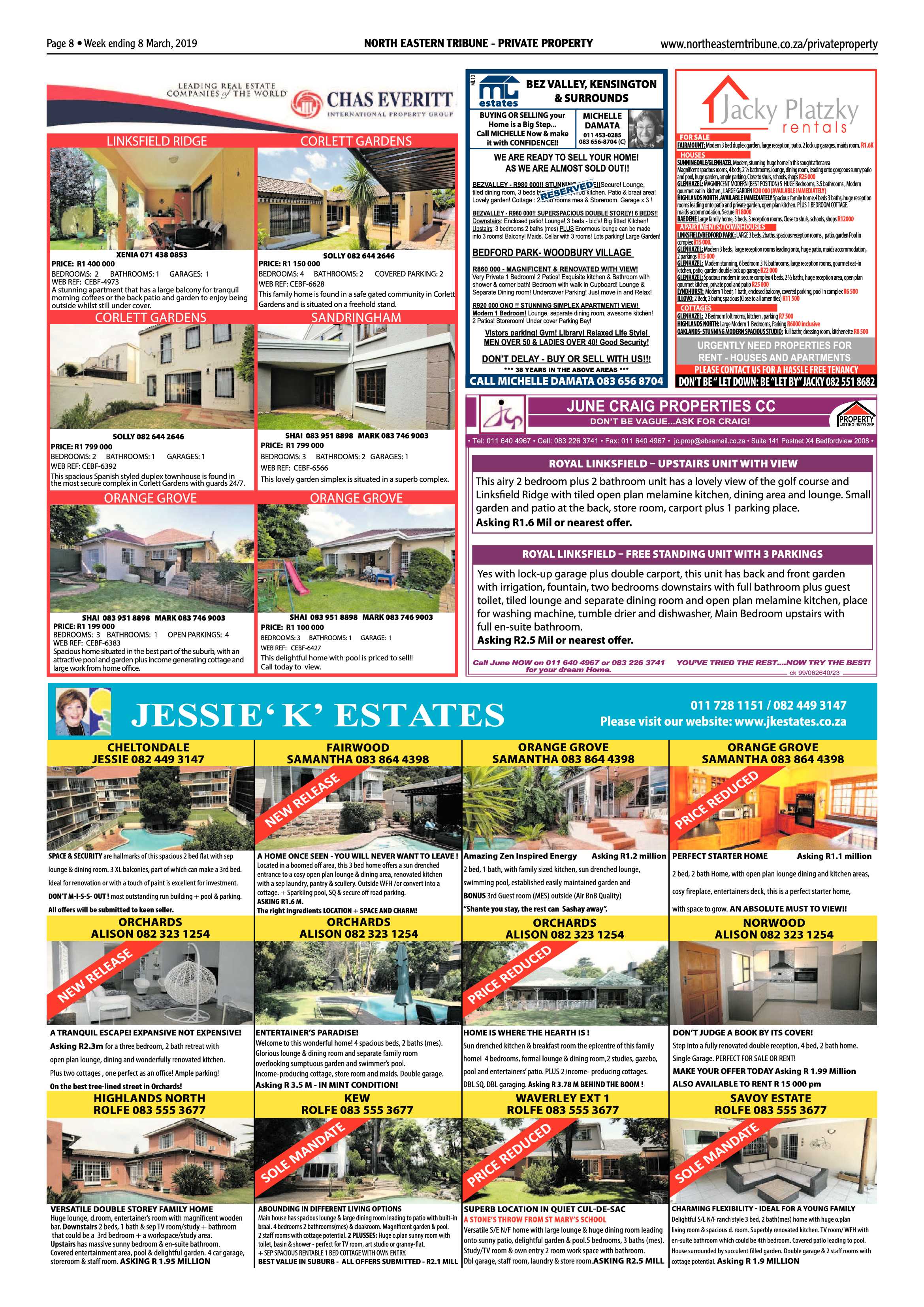 North Eastern Tribune 8 March, 2019 page 8