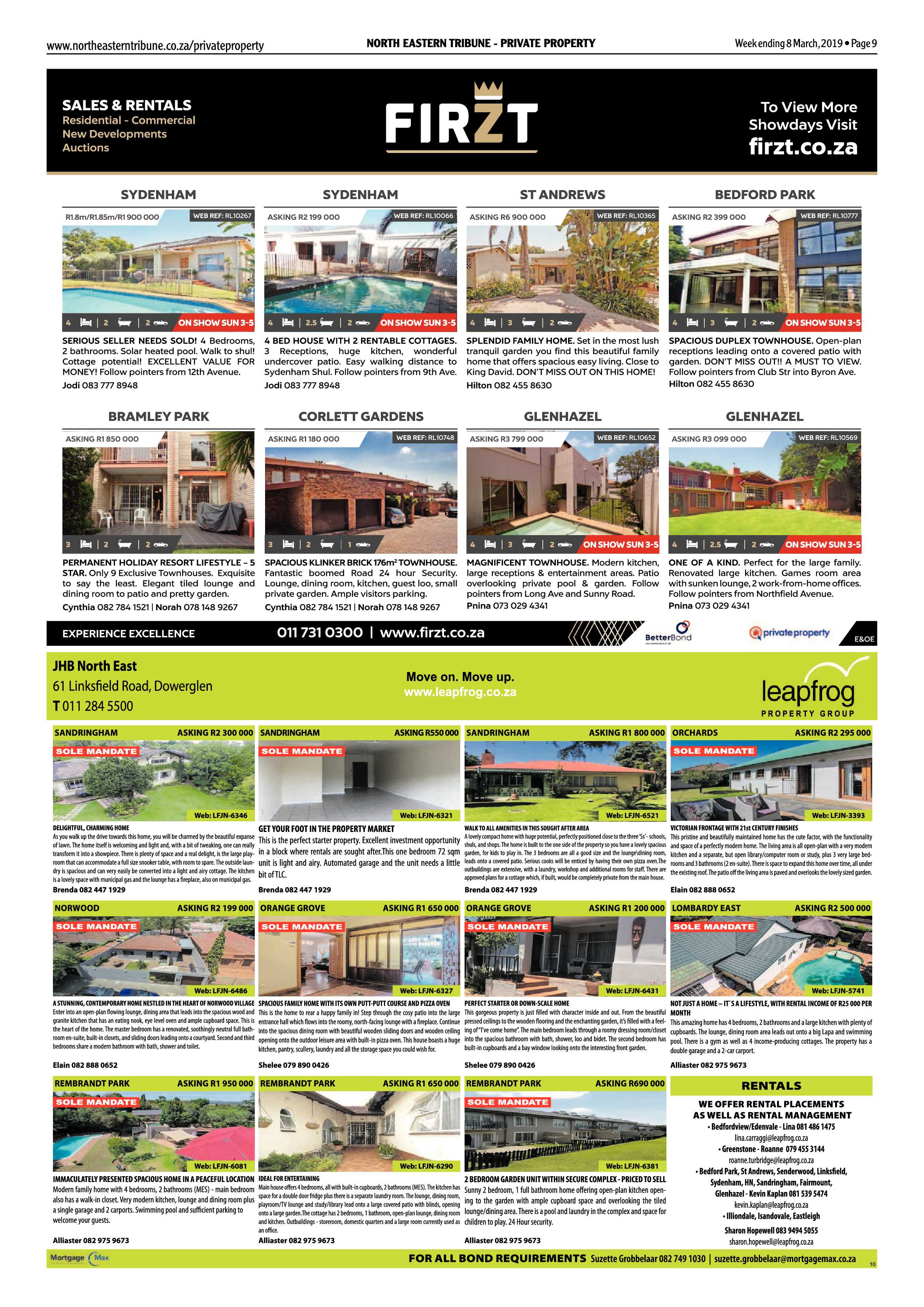 North Eastern Tribune 8 March, 2019 page 9