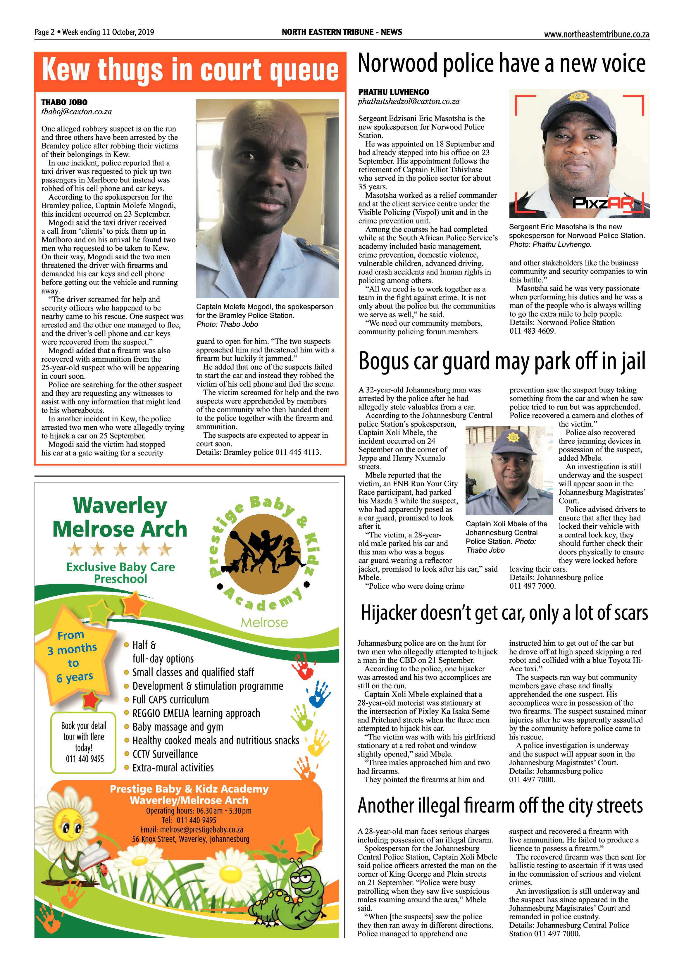 North Eastern Tribune 8 October, 2019 page 2