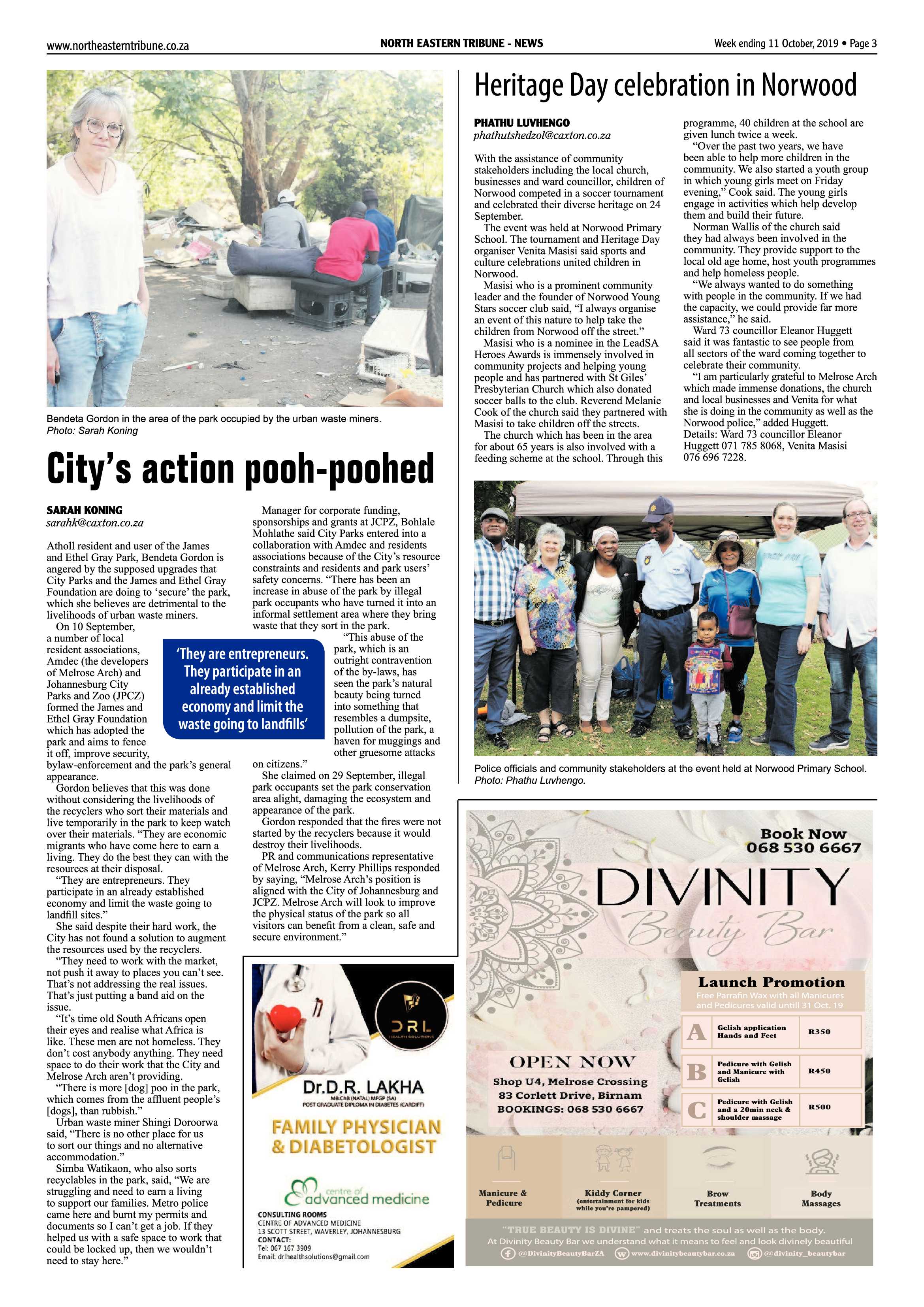 North Eastern Tribune 8 October, 2019 page 3