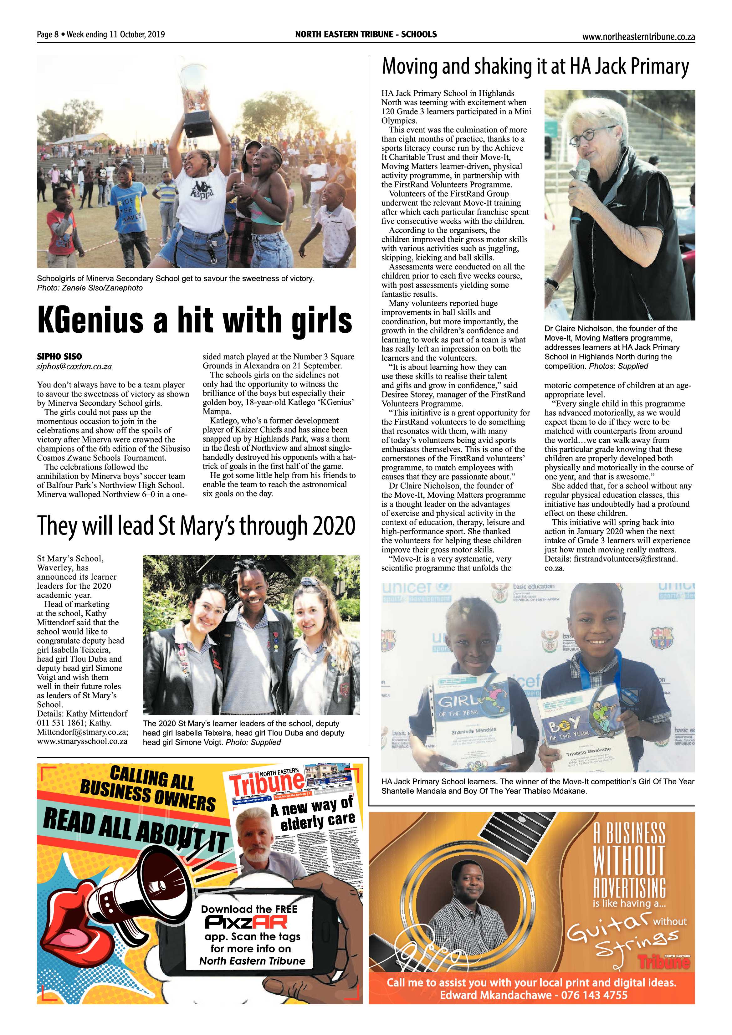 North Eastern Tribune 8 October, 2019 page 8