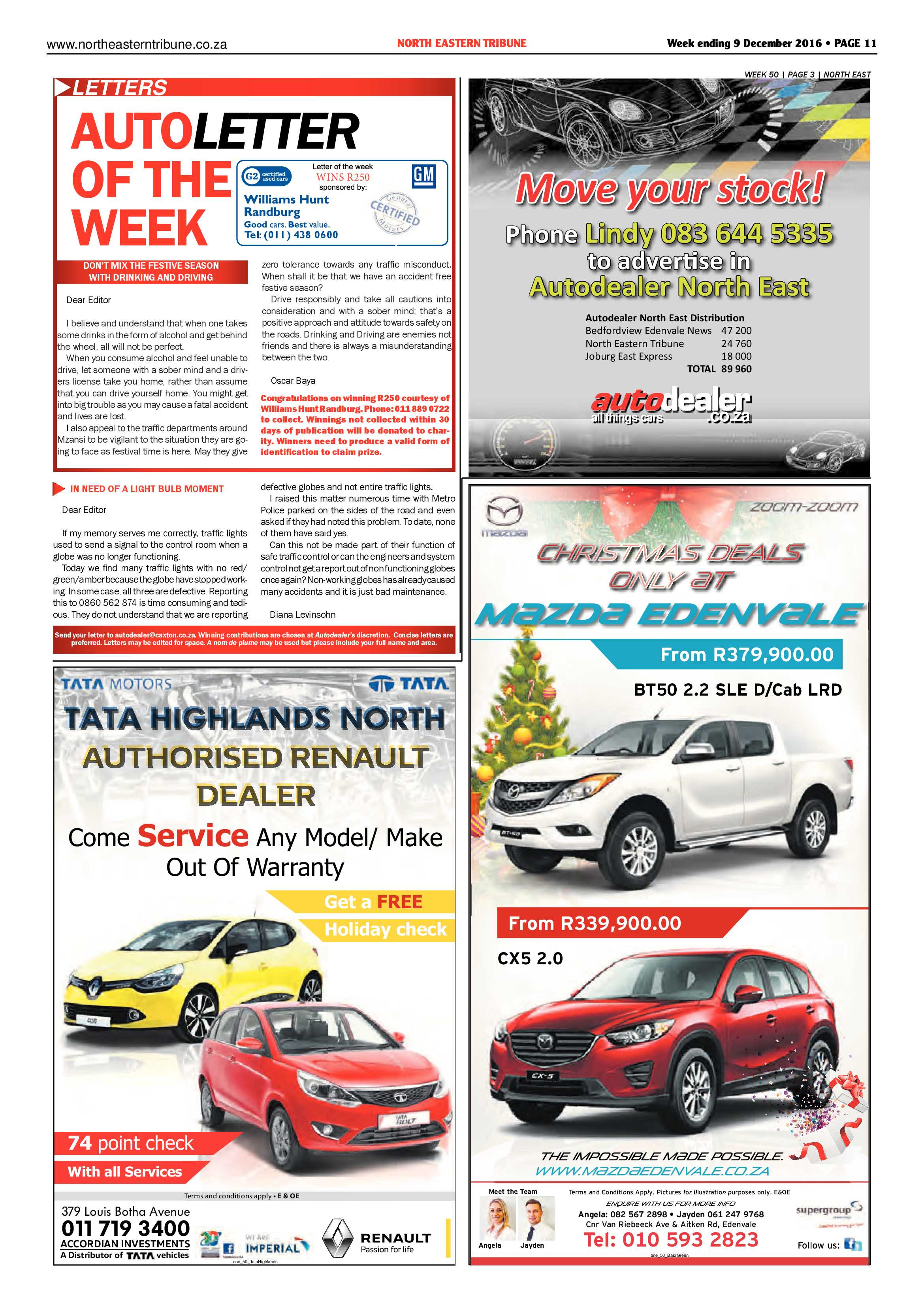 North Eastern Tribune 9 December 2016 page 11