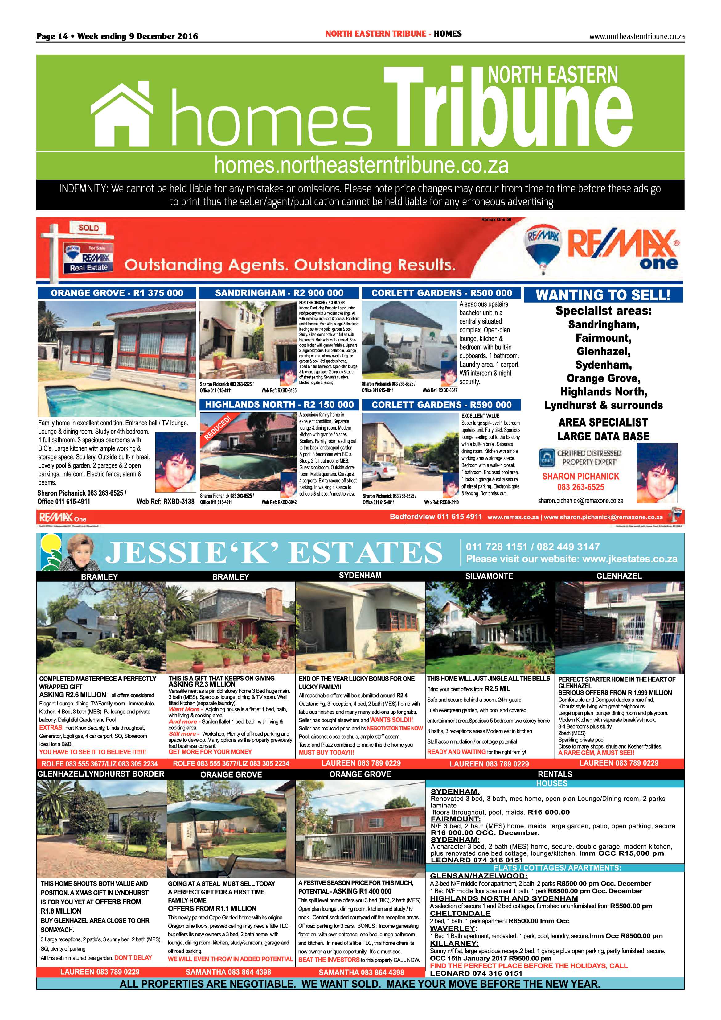 North Eastern Tribune 9 December 2016 page 14