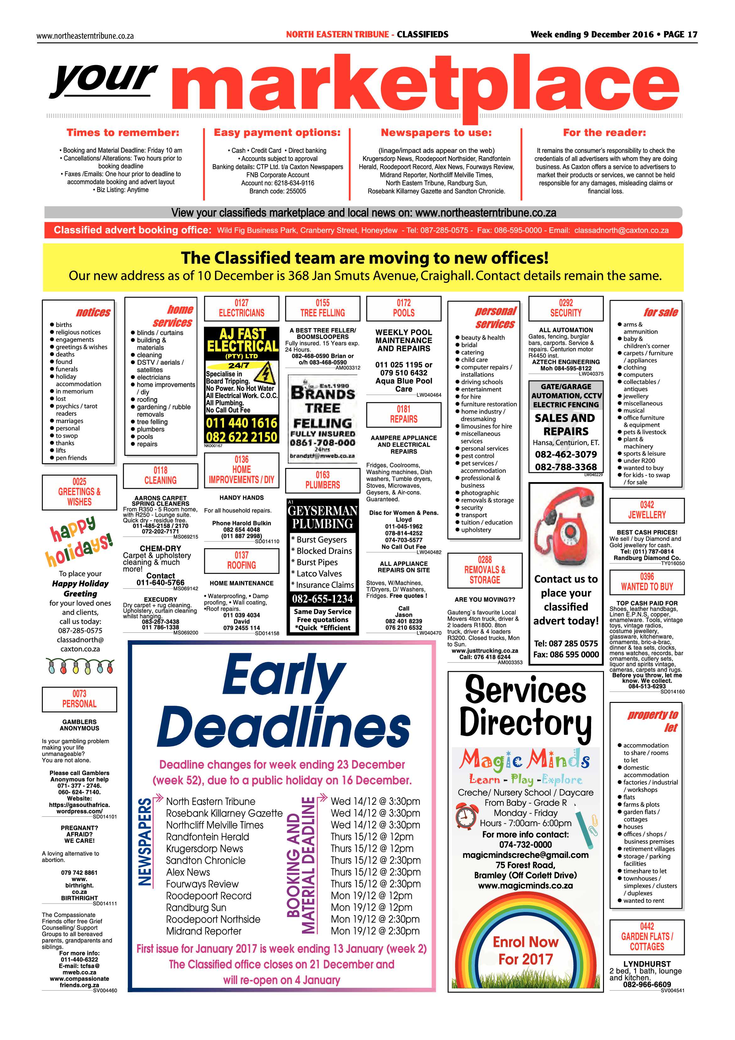 North Eastern Tribune 9 December 2016 page 17