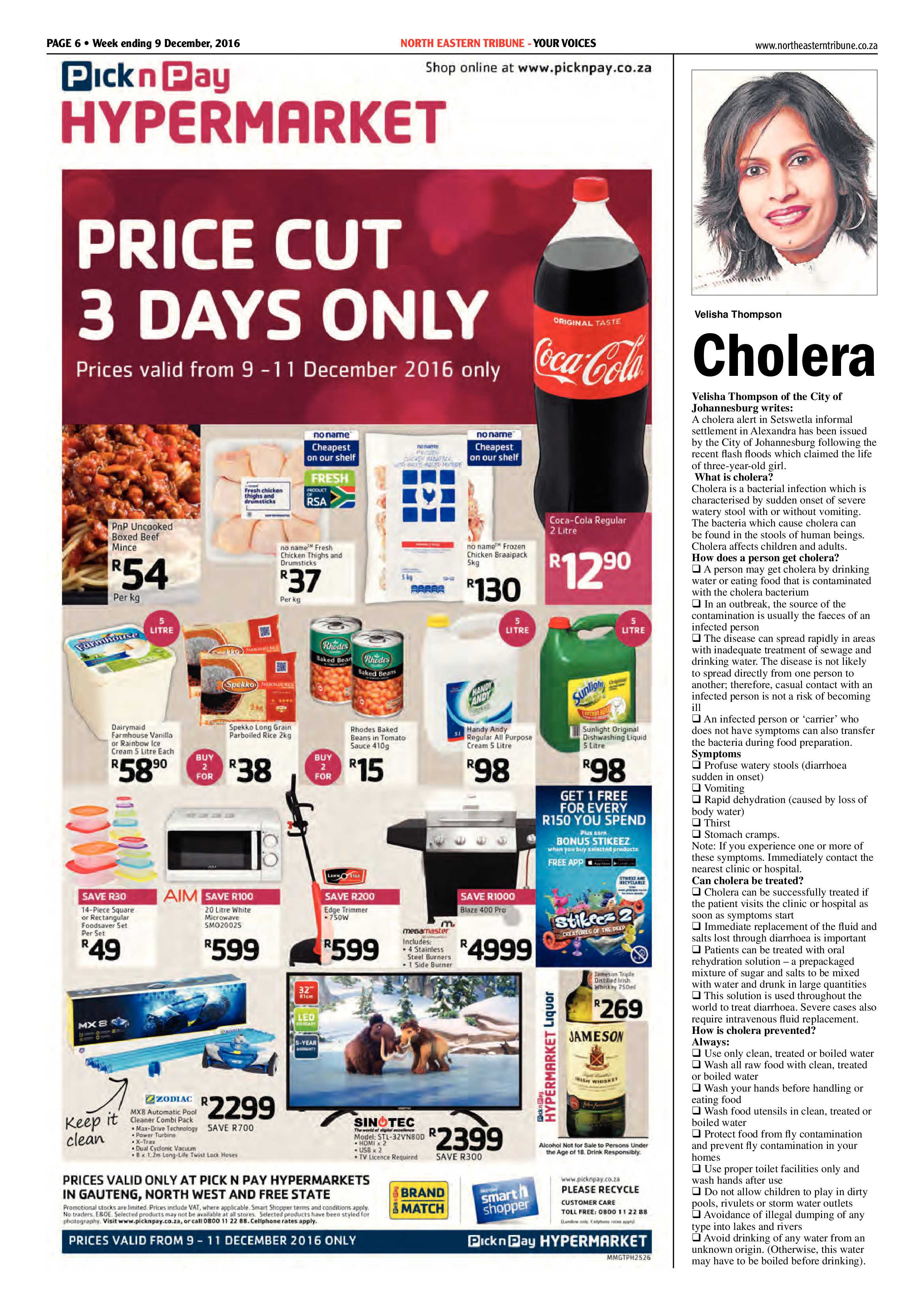 North Eastern Tribune 9 December 2016 page 6