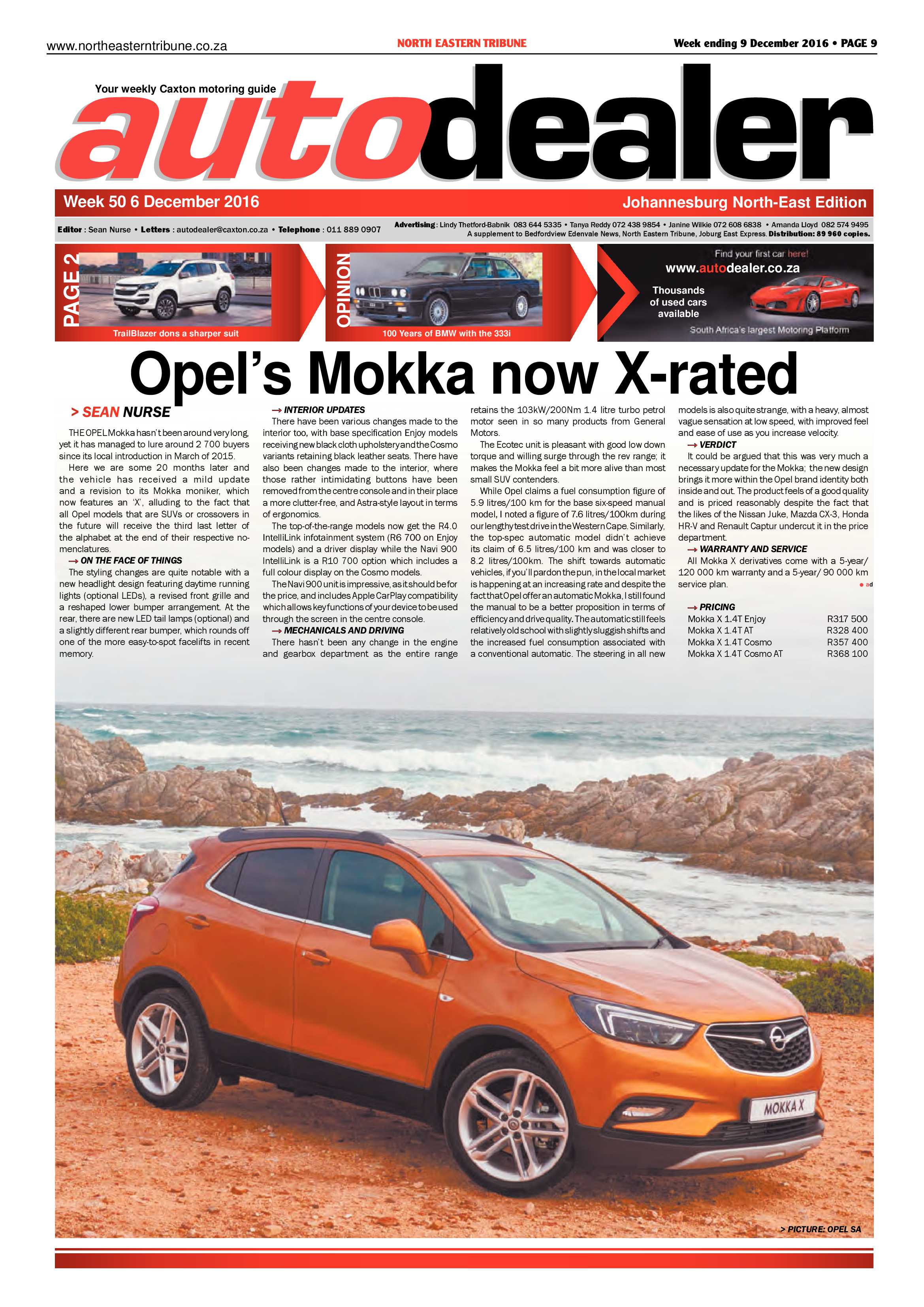 North Eastern Tribune 9 December 2016 page 9
