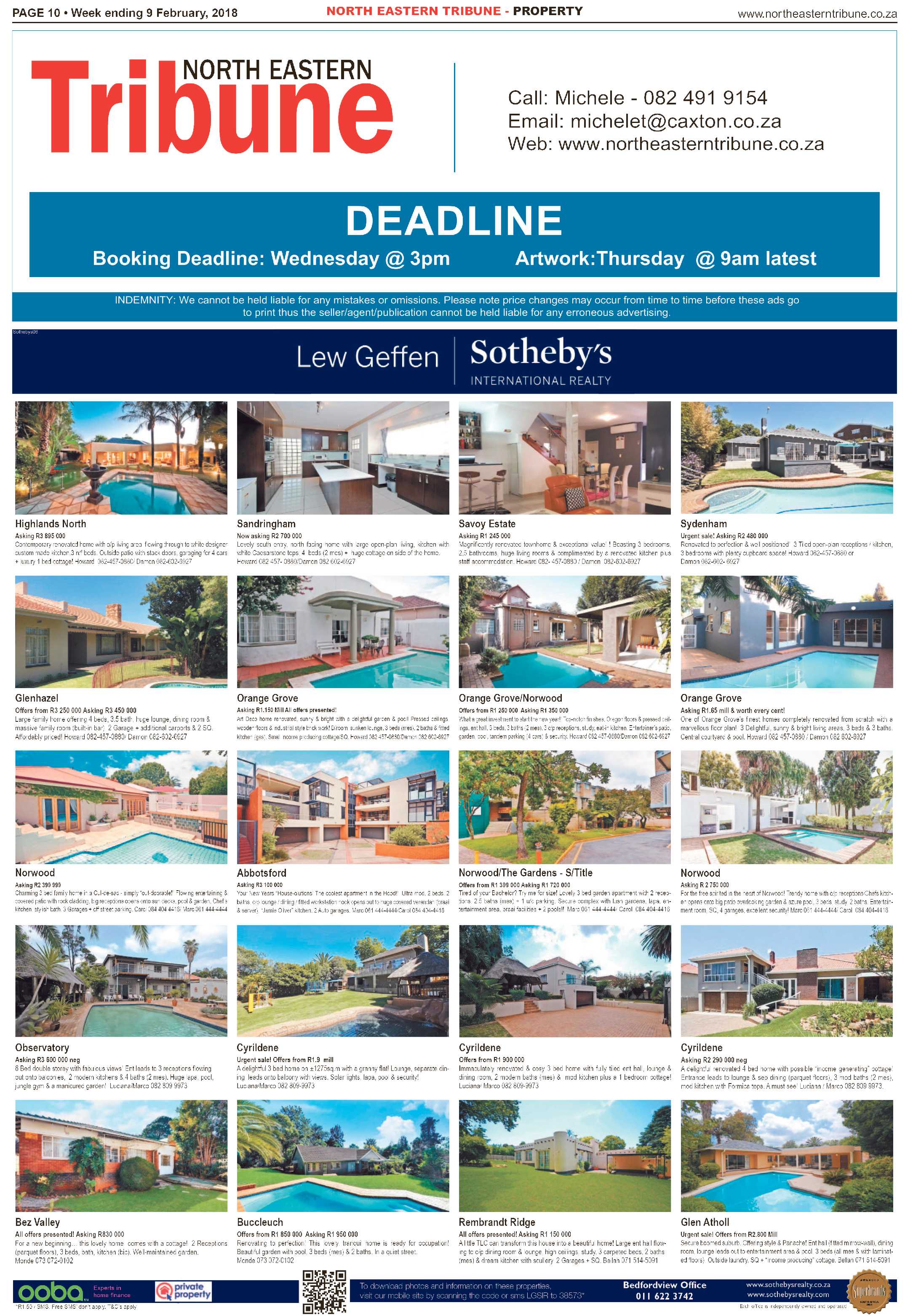 North Eastern Tribune – Feb 9, 2018 page 10