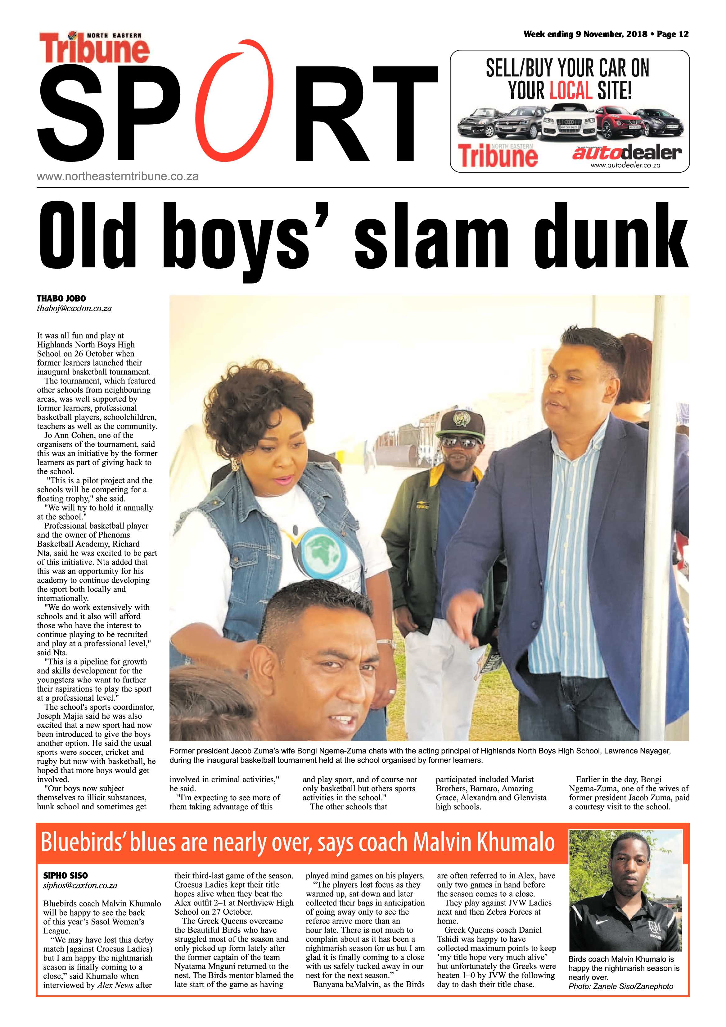 North Eastern Tribune 9 November, 2018 page 12
