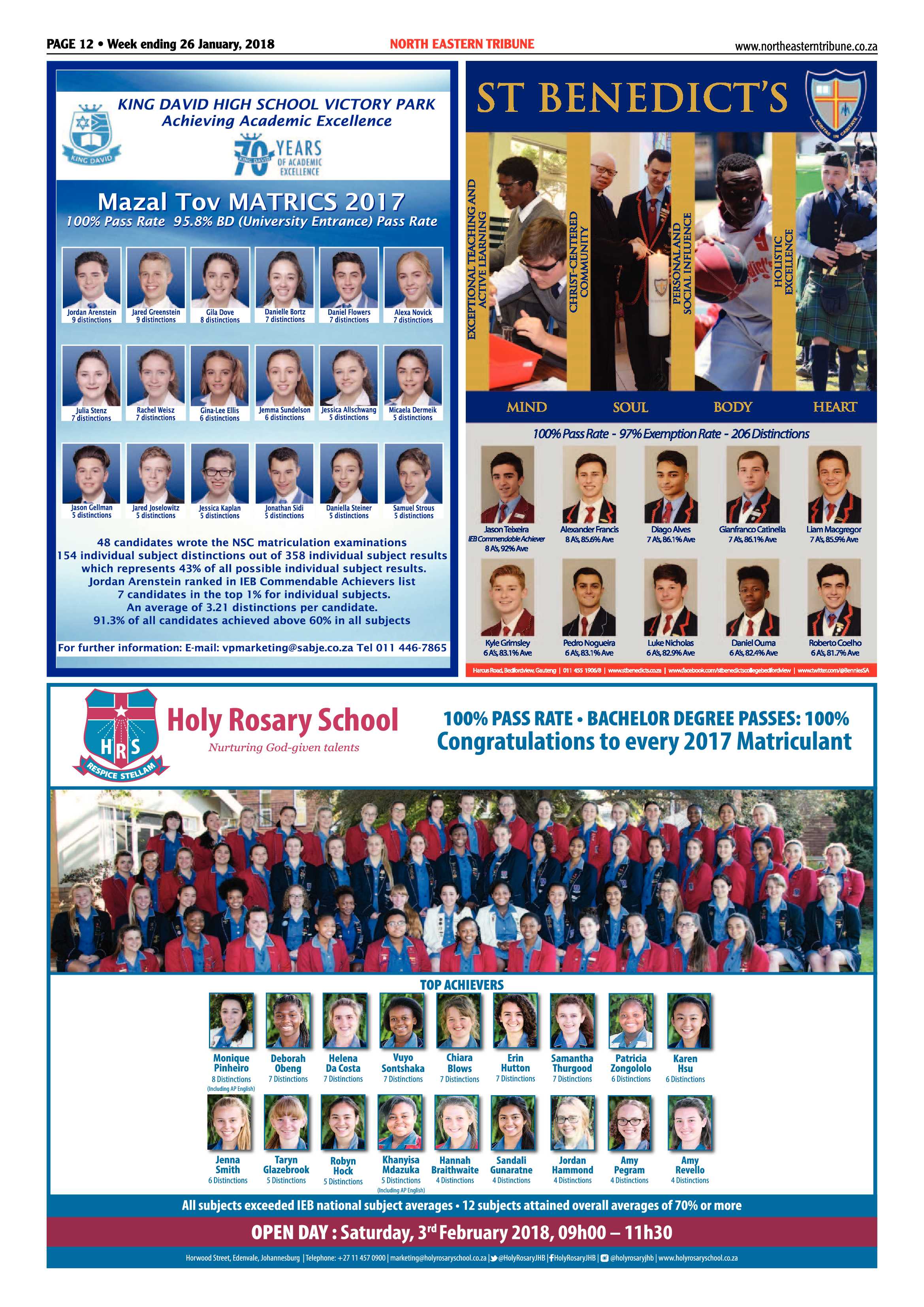 North Eastern Tribune 26 January, 2018 page 12