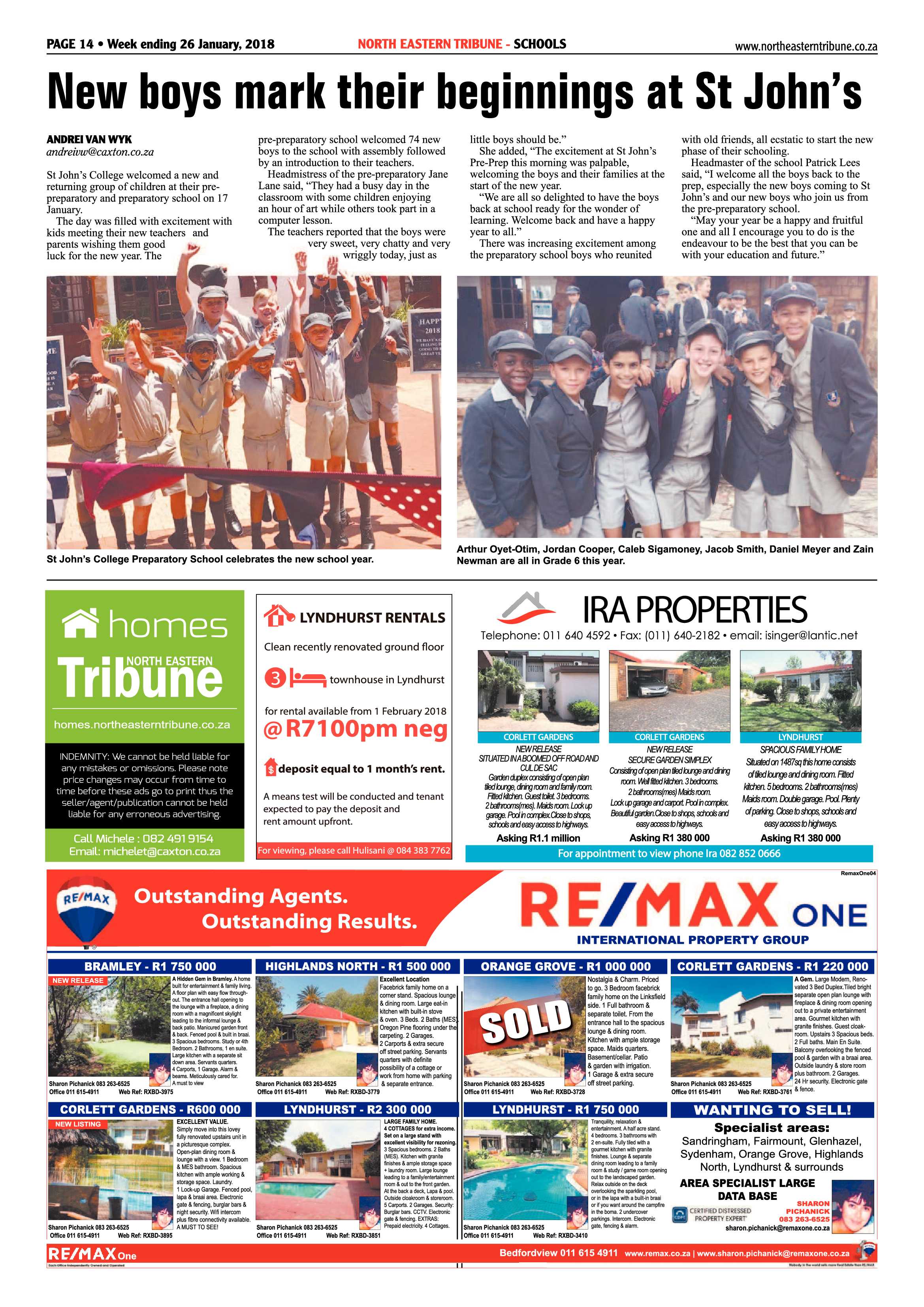 North Eastern Tribune 26 January, 2018 page 14