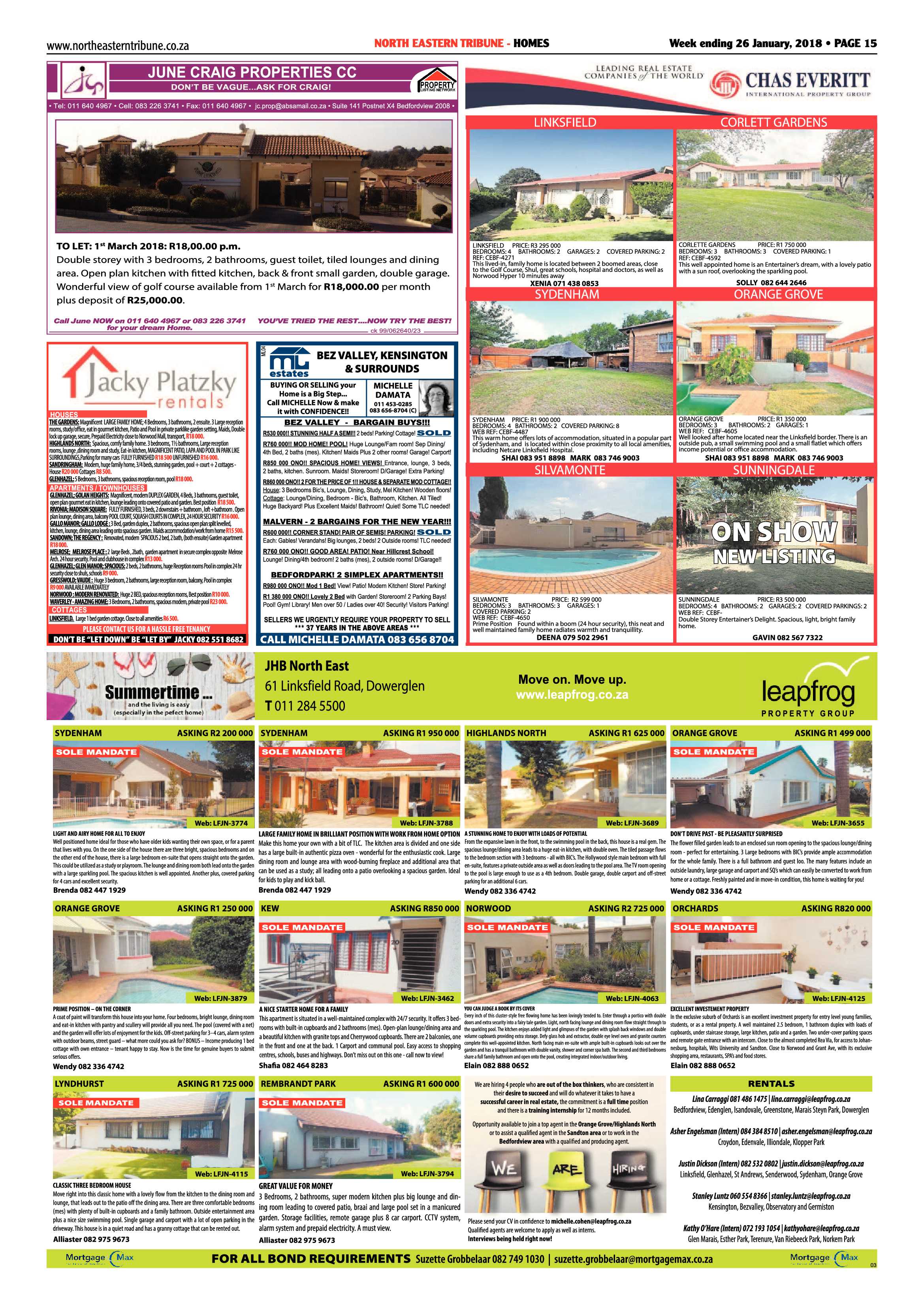 North Eastern Tribune 26 January, 2018 page 15