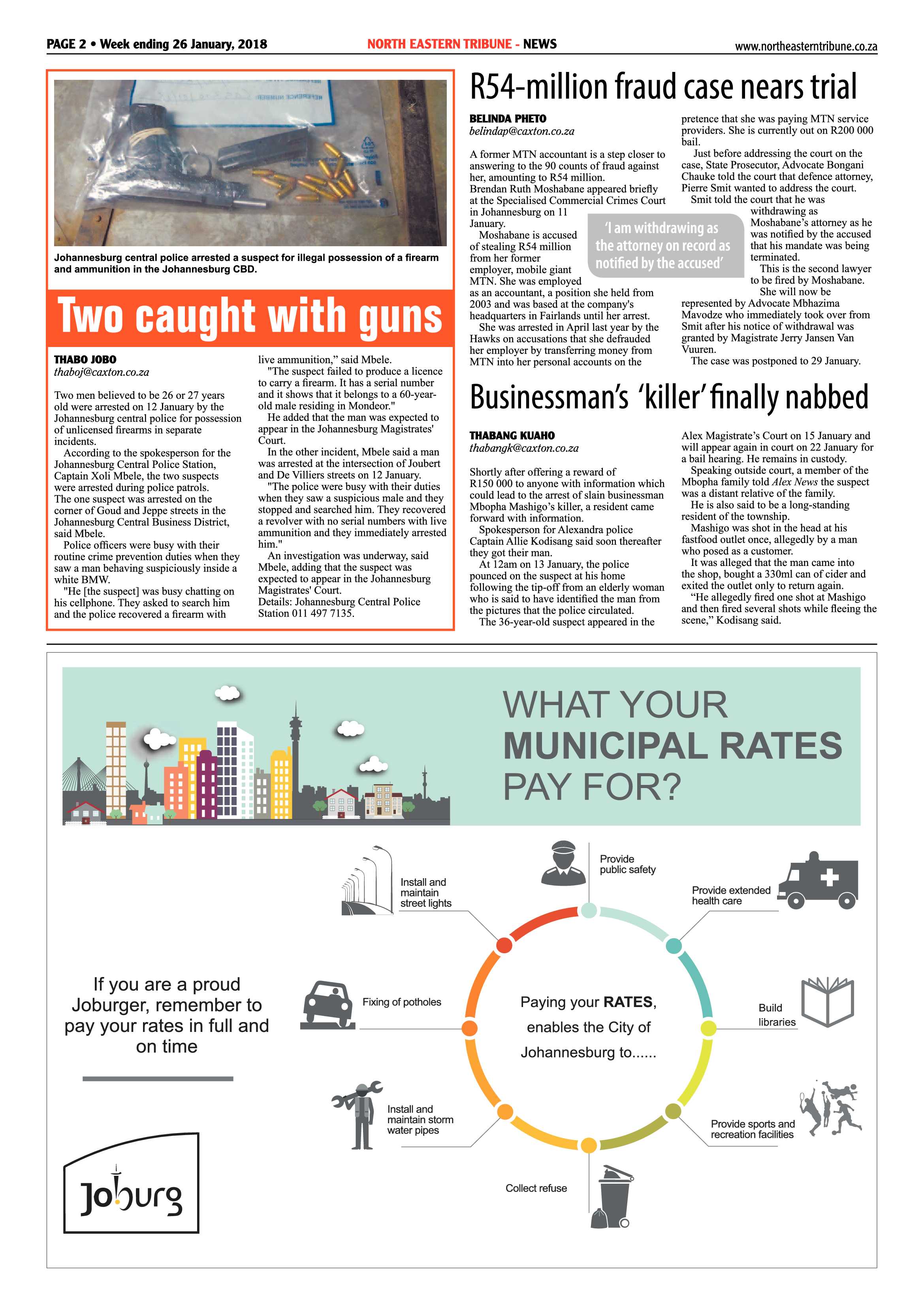 North Eastern Tribune 26 January, 2018 page 2