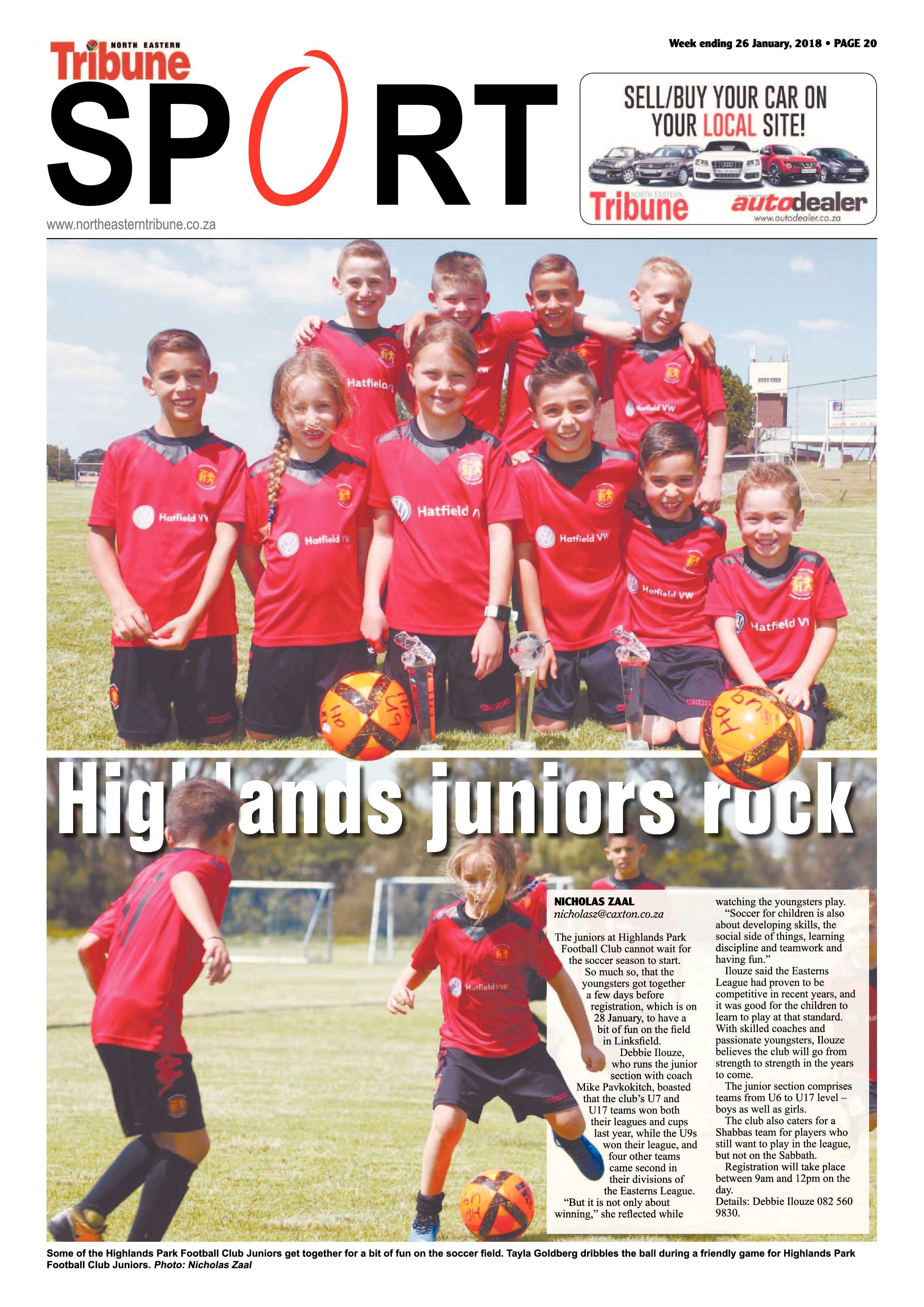 North Eastern Tribune 26 January, 2018 page 20