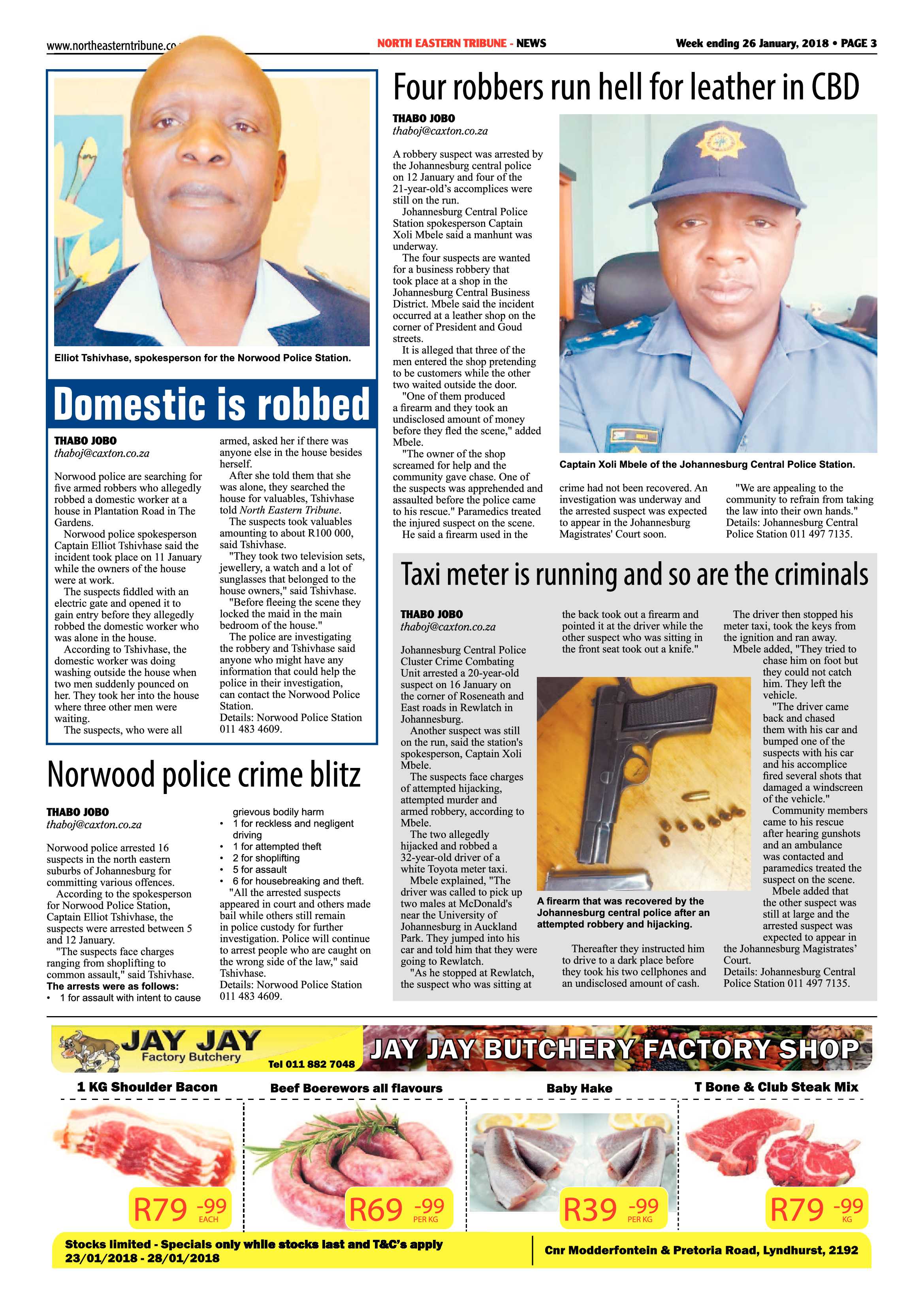 North Eastern Tribune 26 January, 2018 page 3