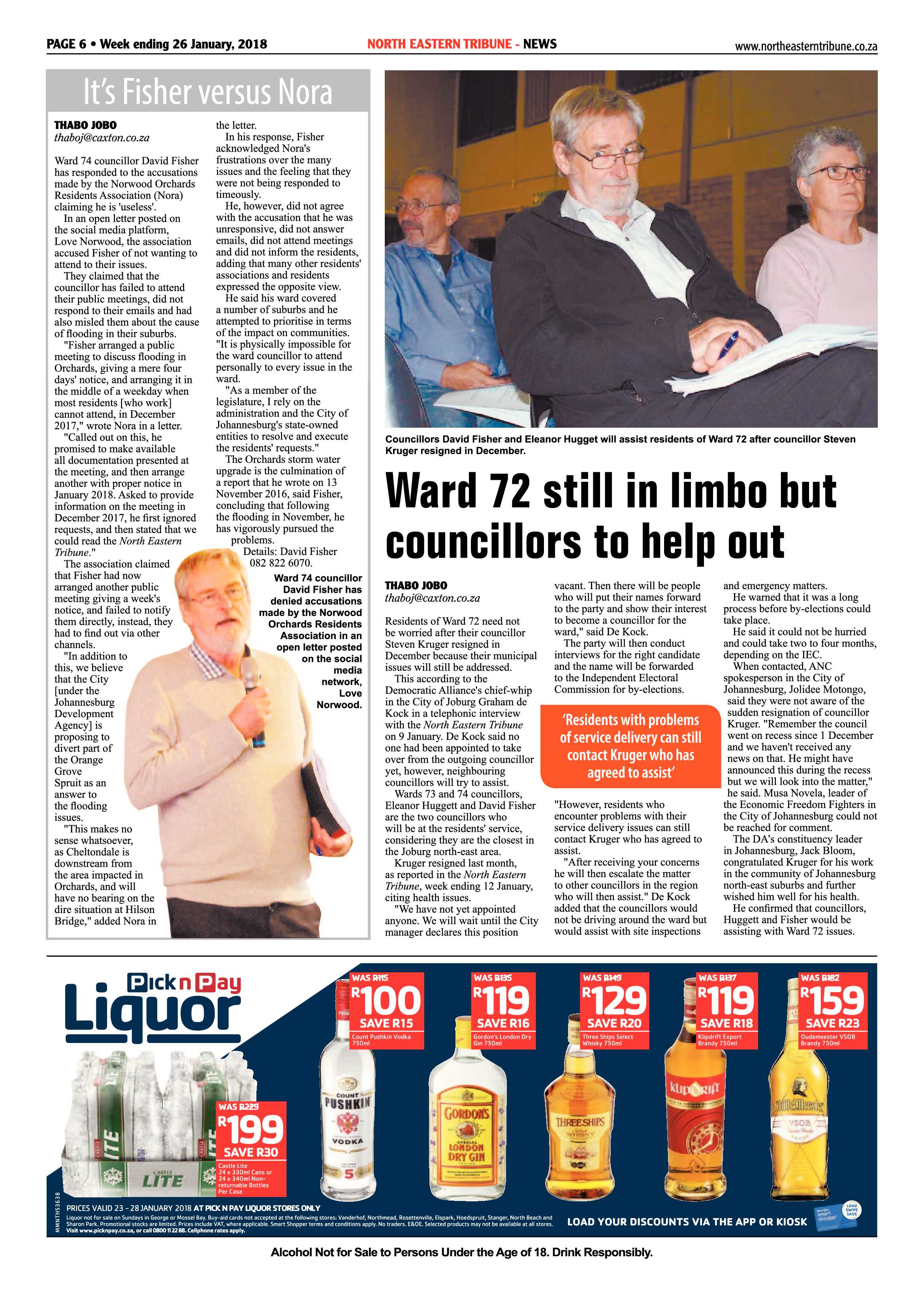 North Eastern Tribune 26 January, 2018 page 6