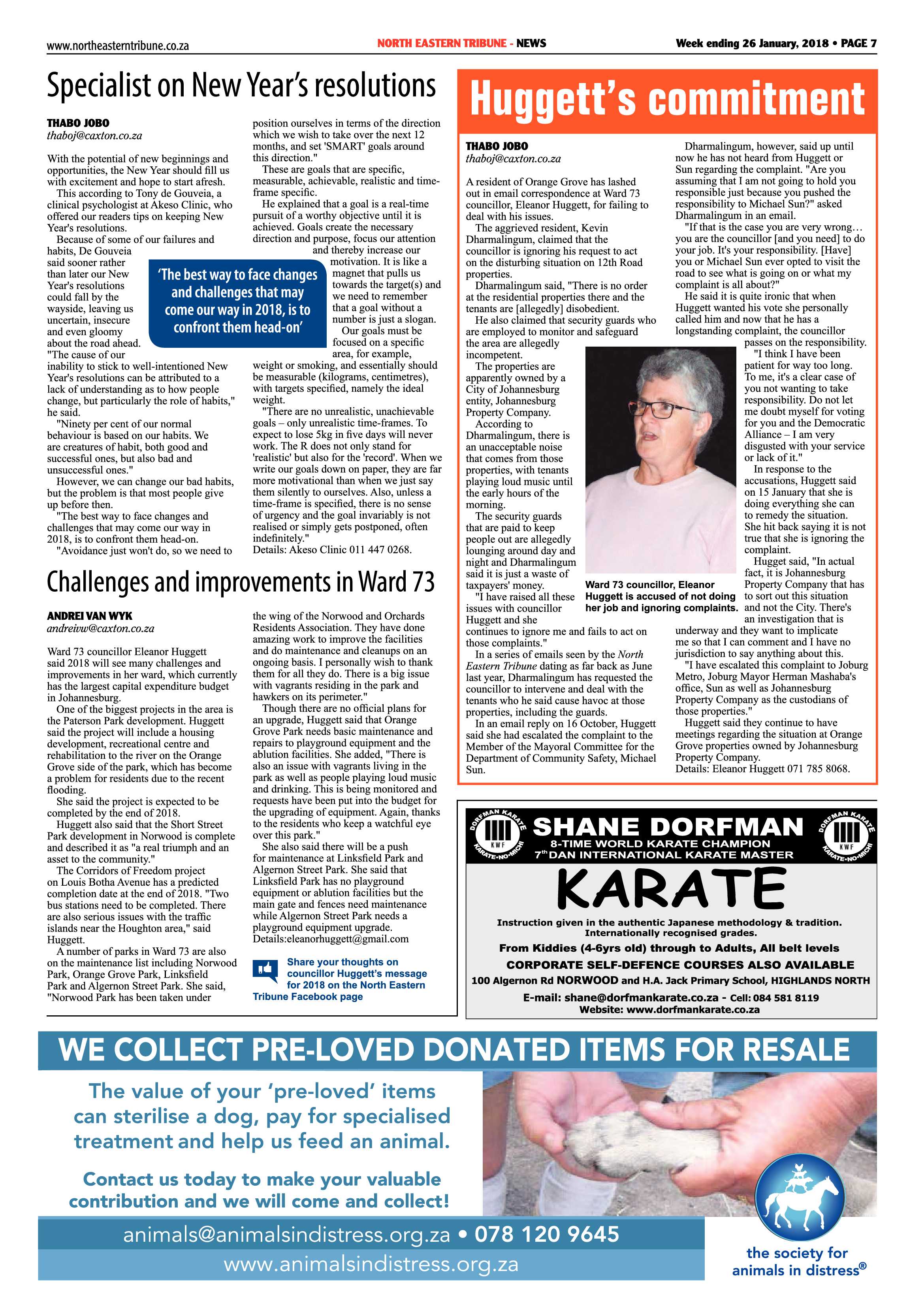 North Eastern Tribune 26 January, 2018 page 7