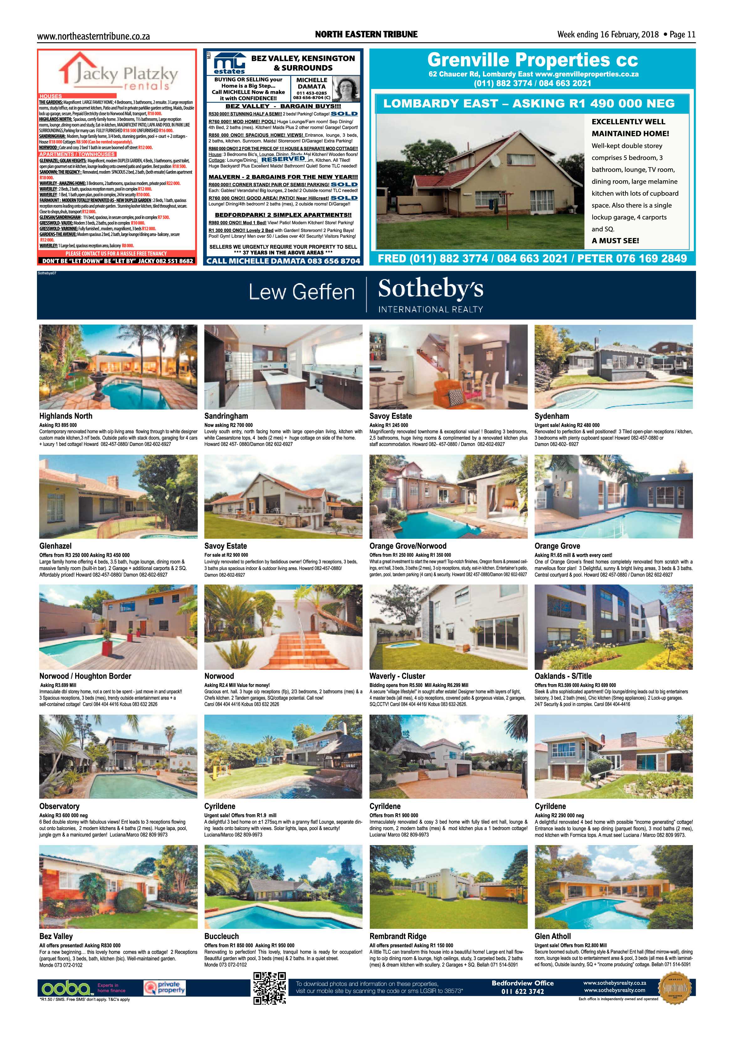 North Eastern Tribune 16 February, 2018 page 11