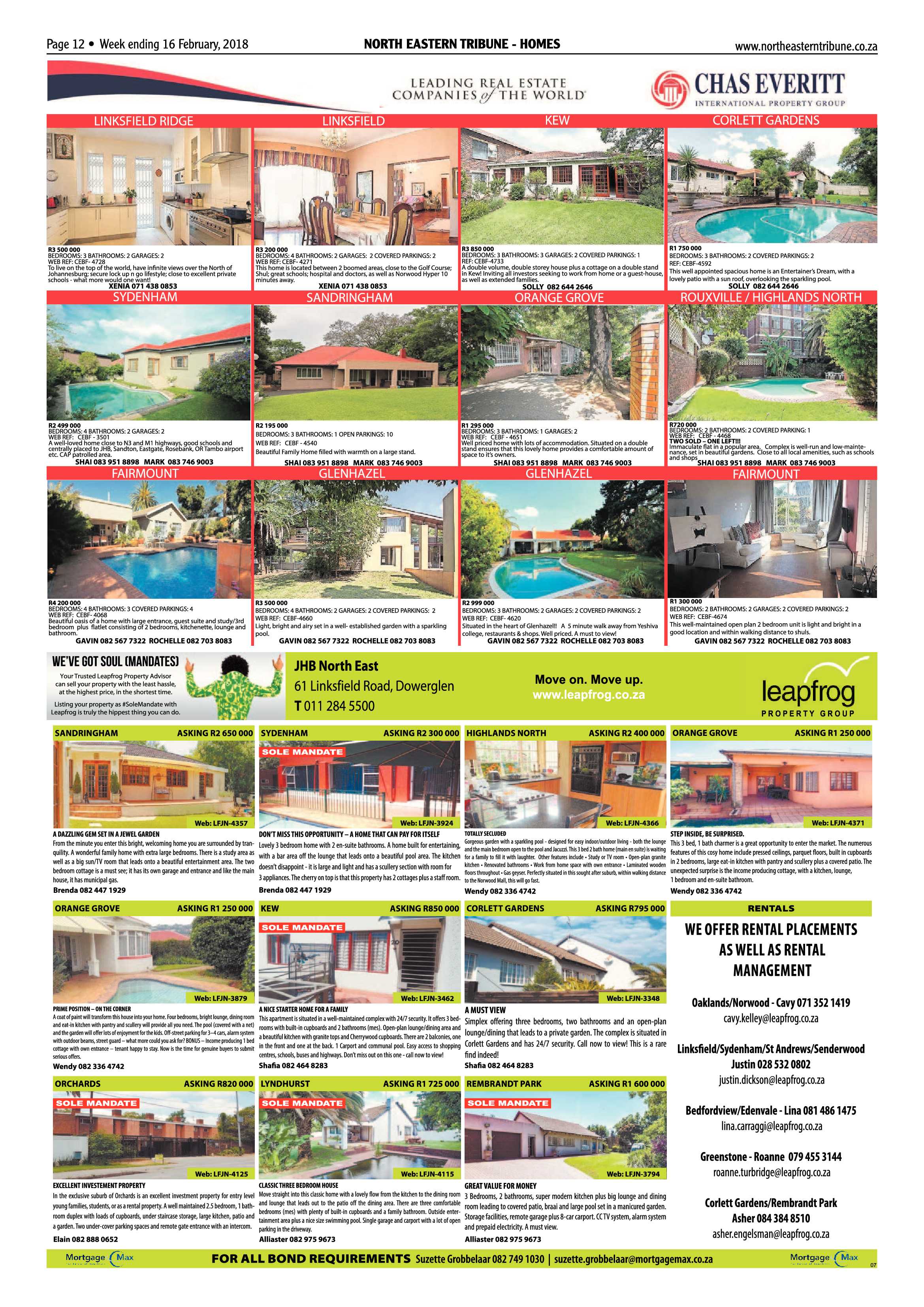 North Eastern Tribune 16 February, 2018 page 12