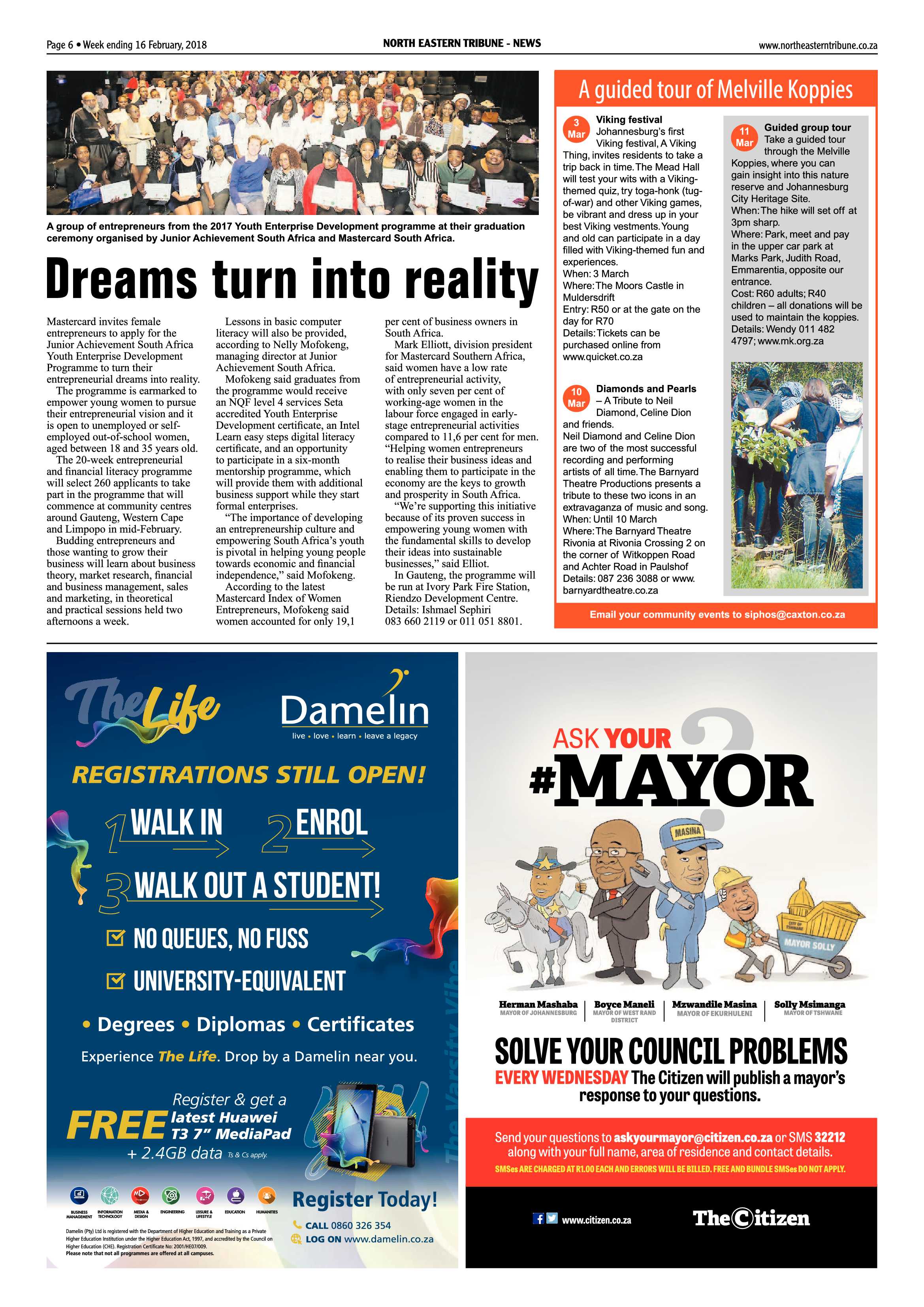 North Eastern Tribune 16 February, 2018 page 6