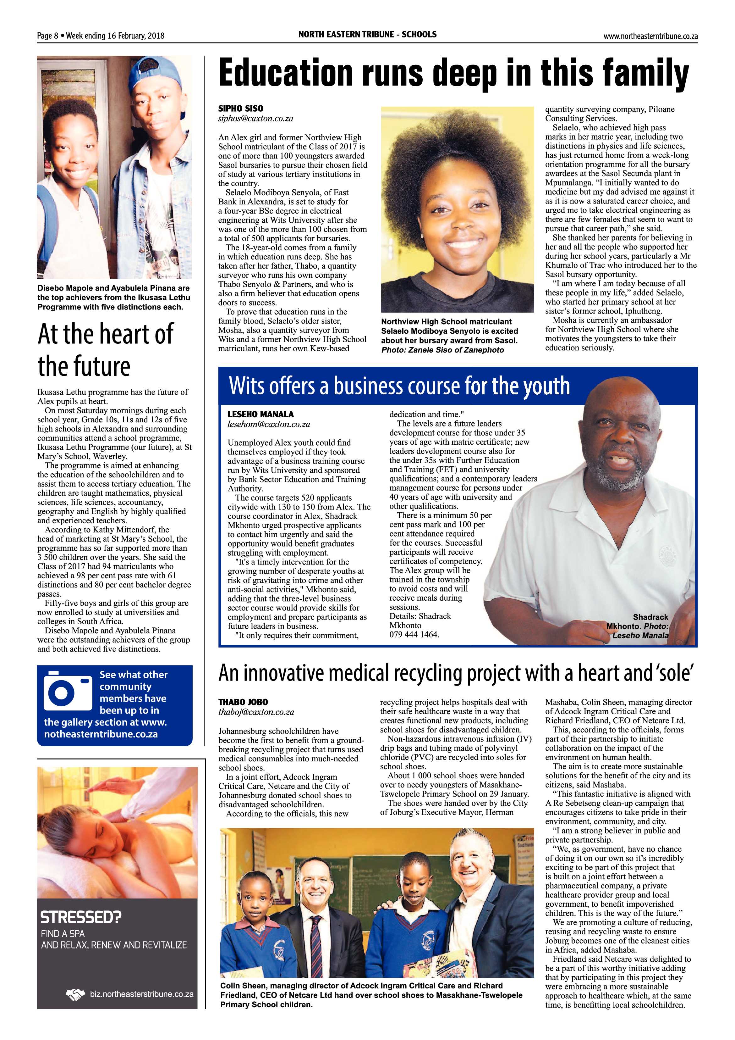 North Eastern Tribune 16 February, 2018 page 8