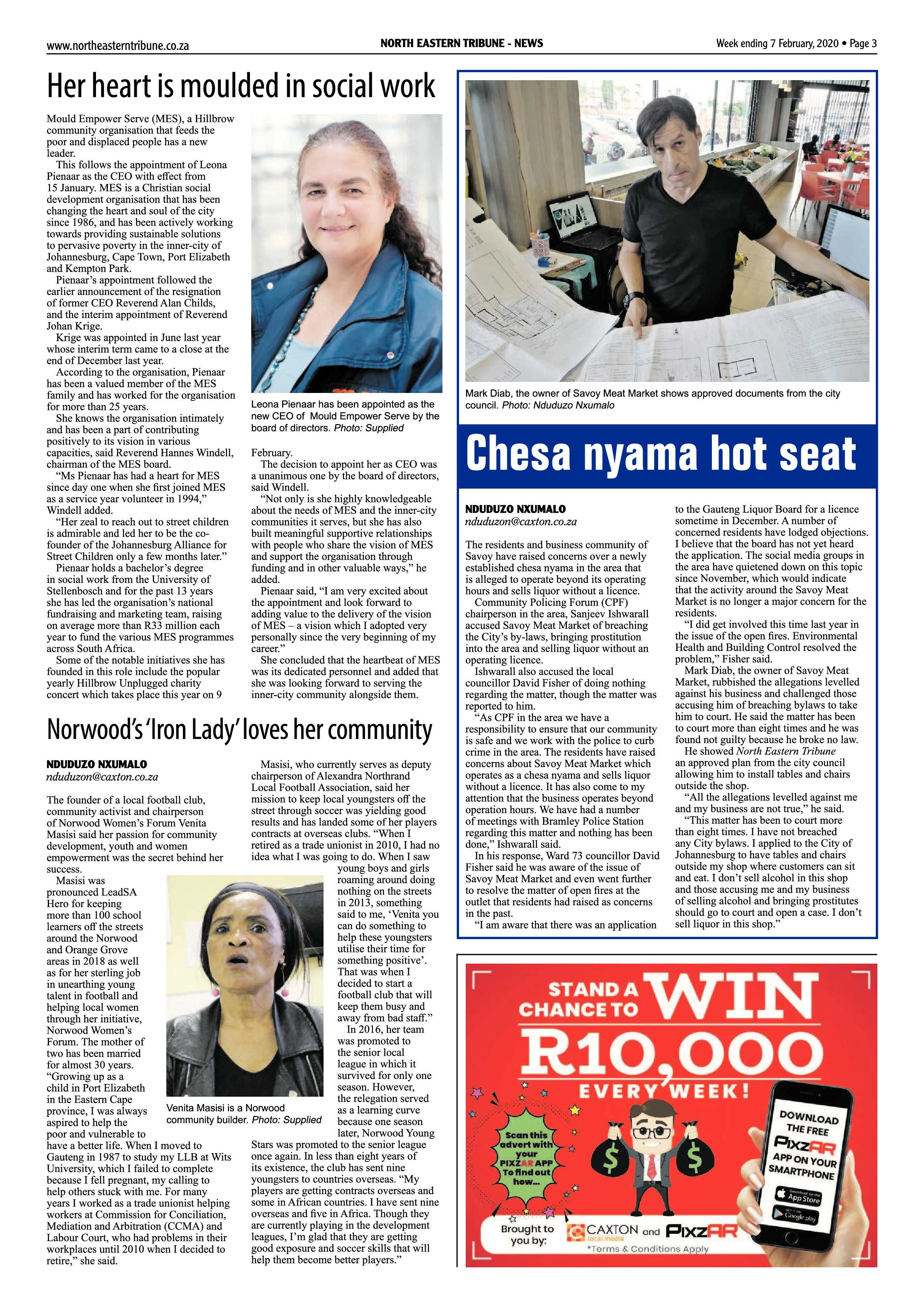 North Eastern Tribune  7 February 2020 page 3