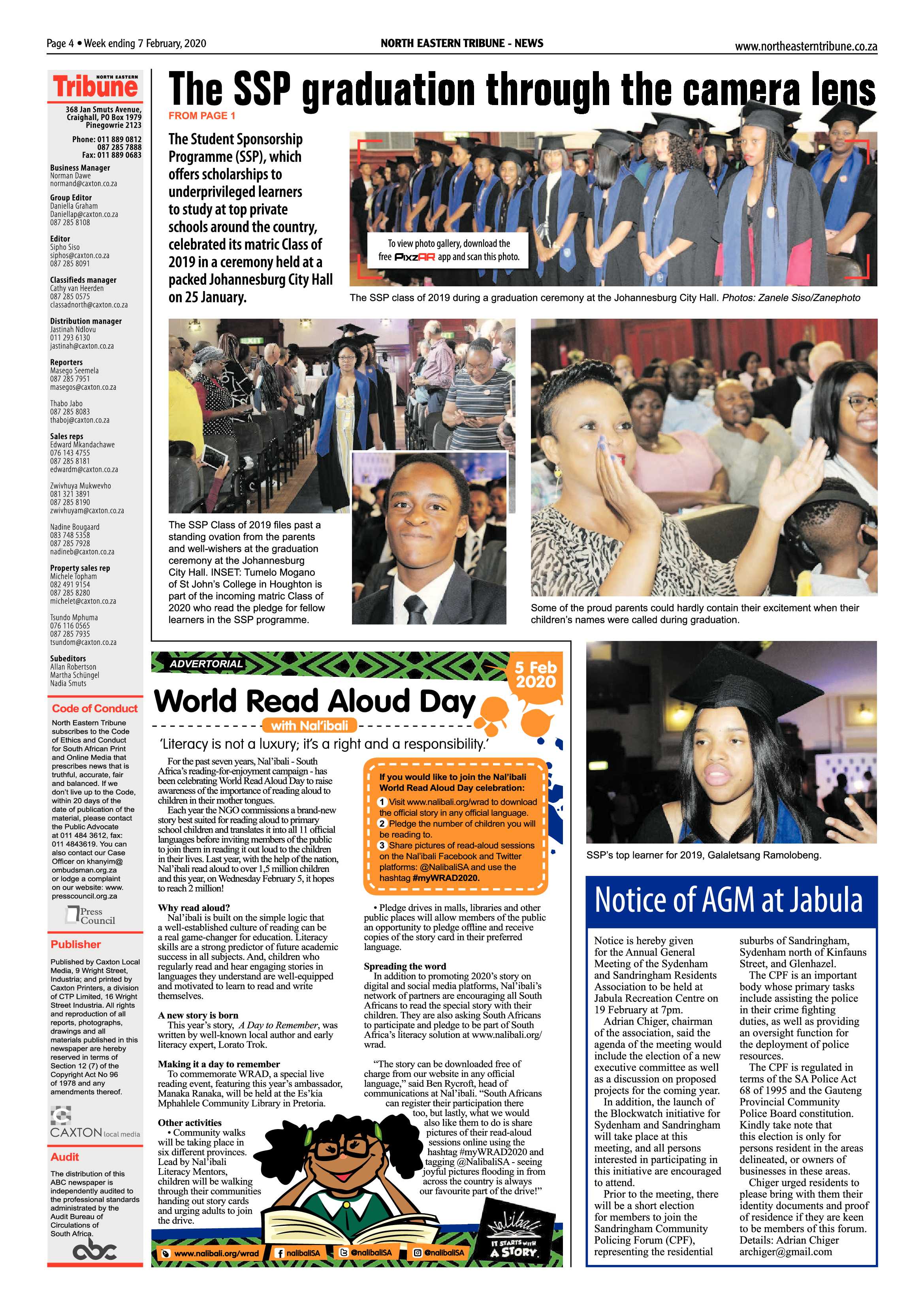North Eastern Tribune  7 February 2020 page 4