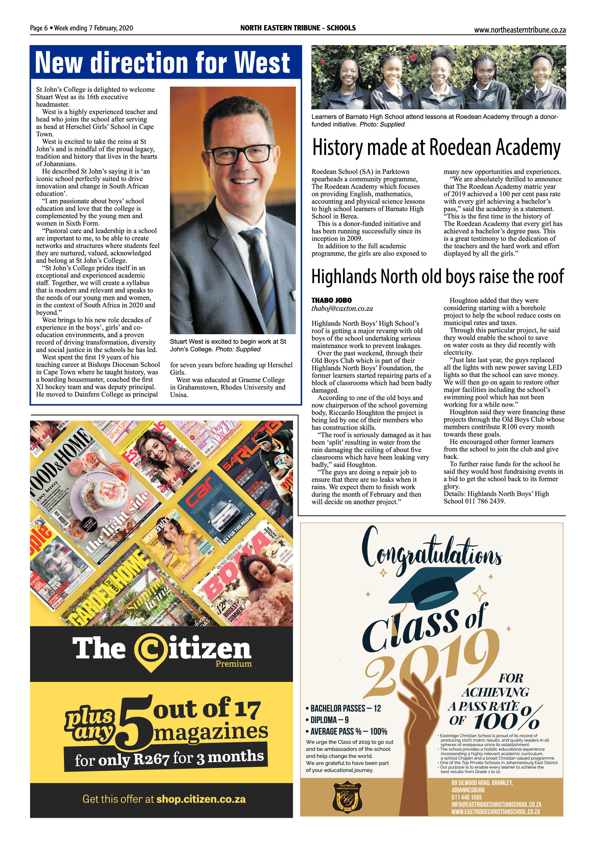 North Eastern Tribune  7 February 2020 page 6