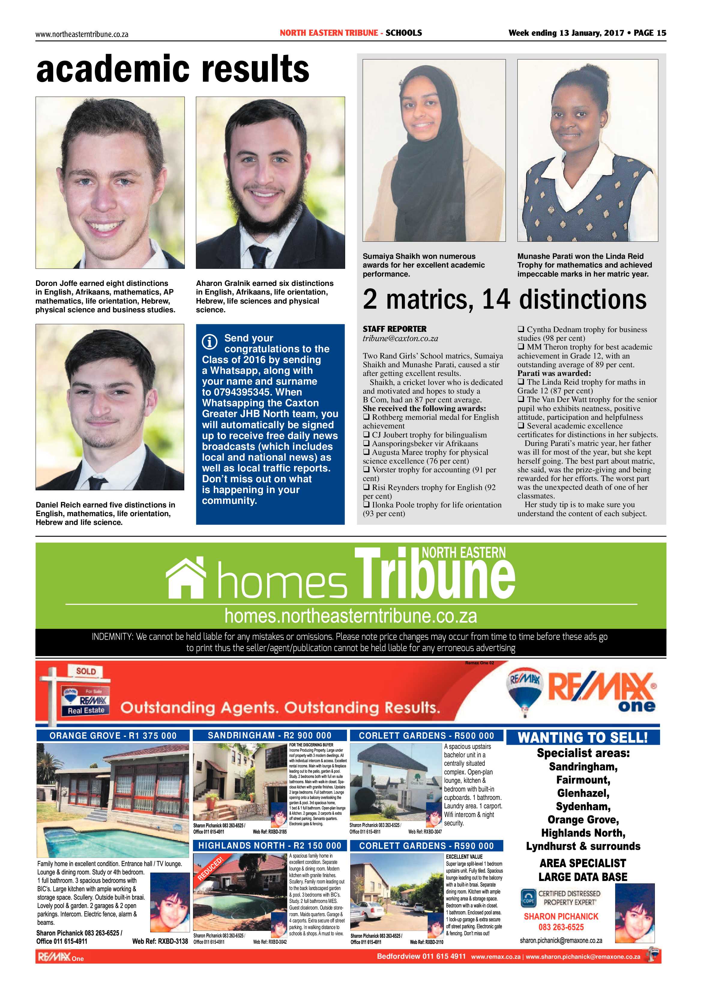 North Eastern Tribune 13 January 2017 page 15