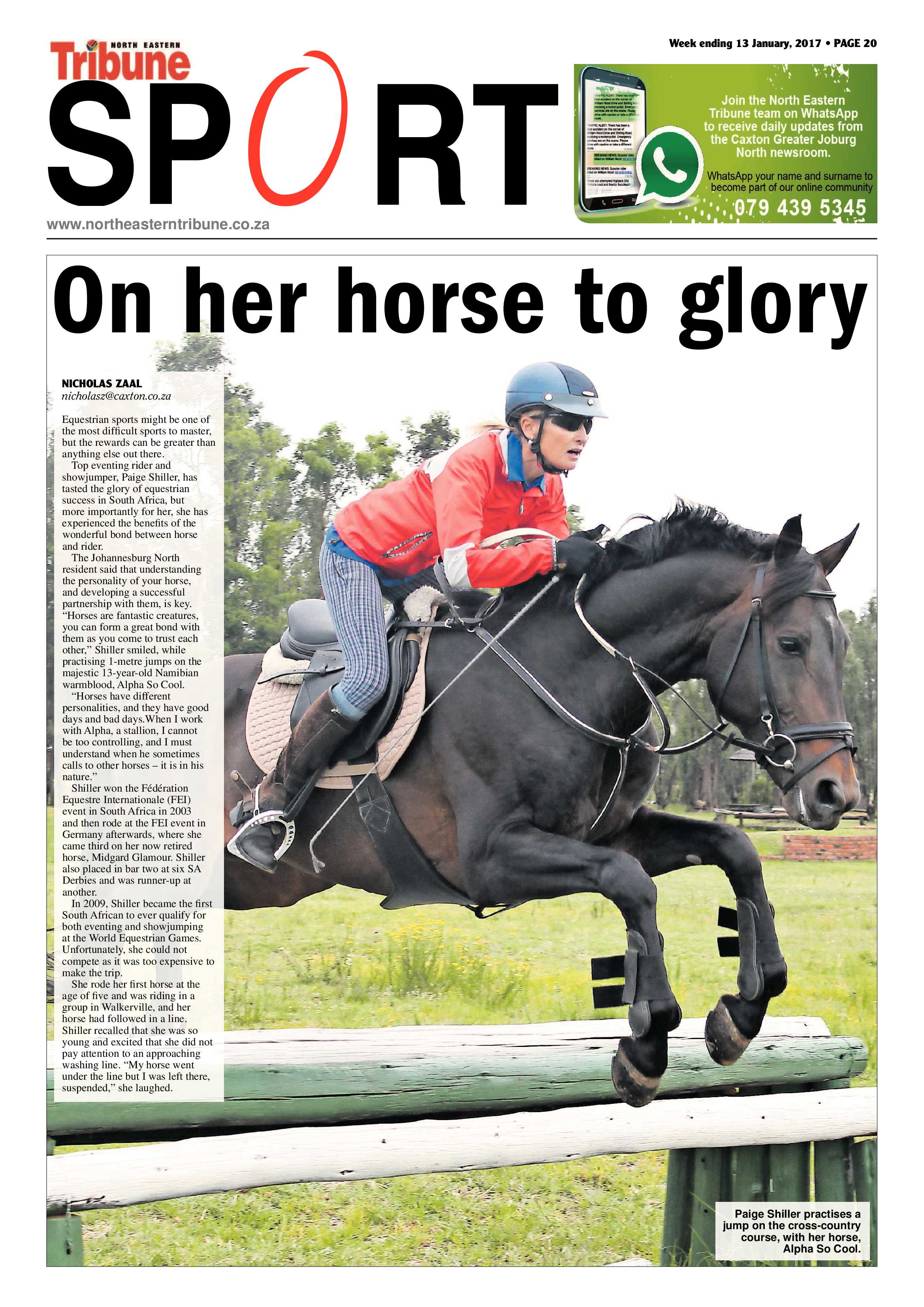 North Eastern Tribune 13 January 2017 page 20