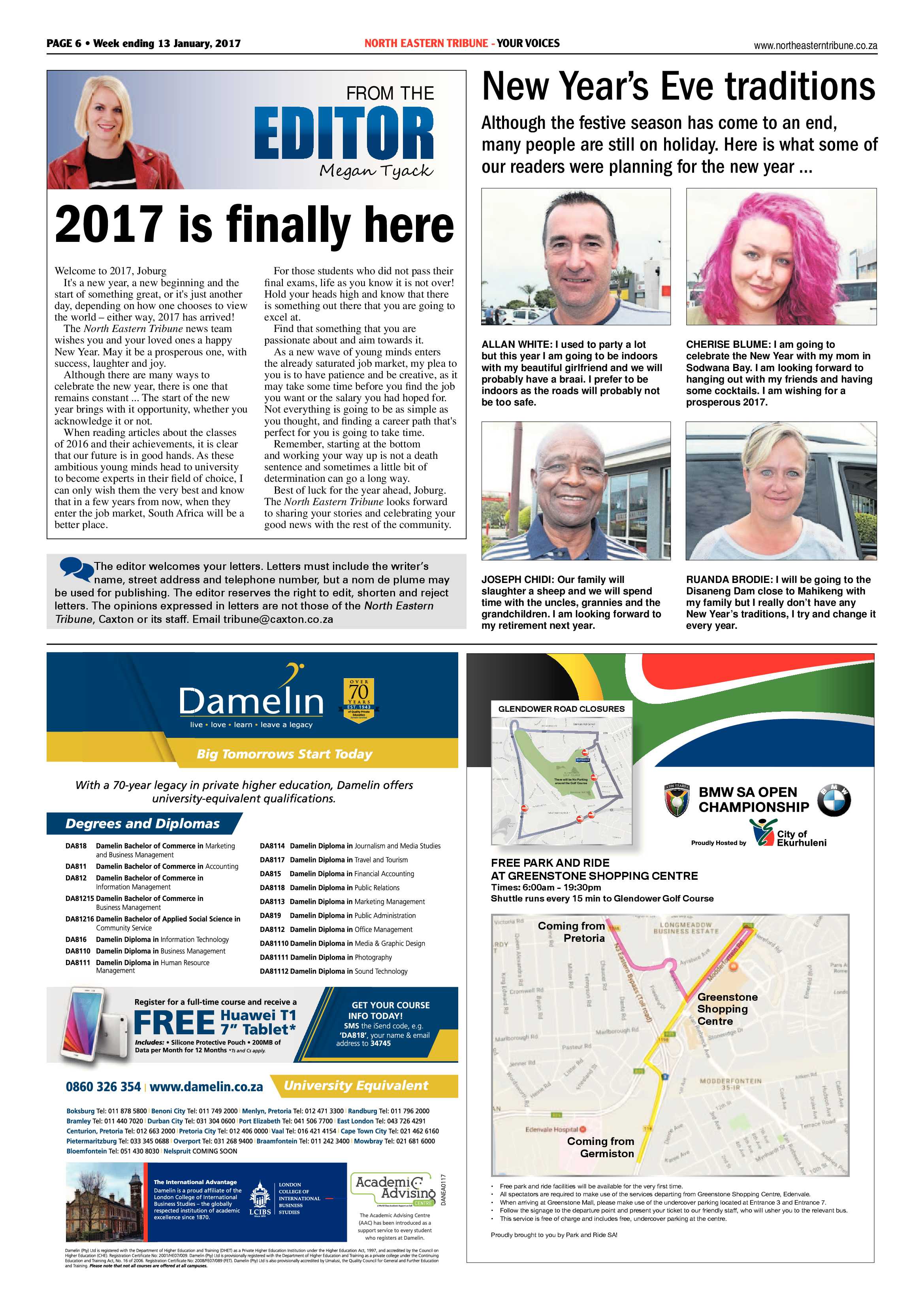 North Eastern Tribune 13 January 2017 page 6