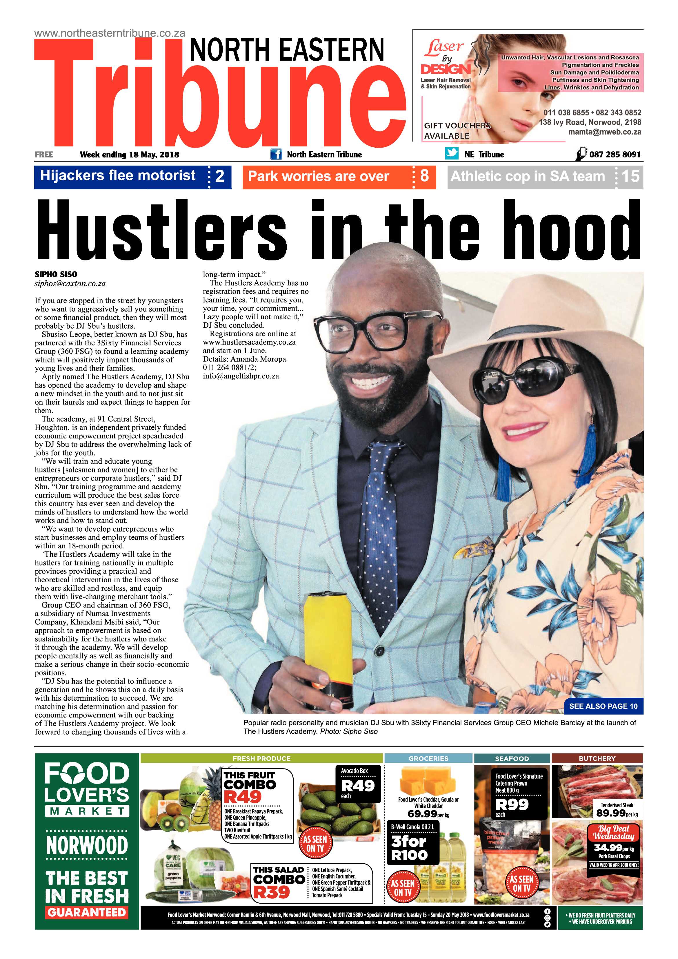 Northeastern Tribune 18 May 2018 page 1