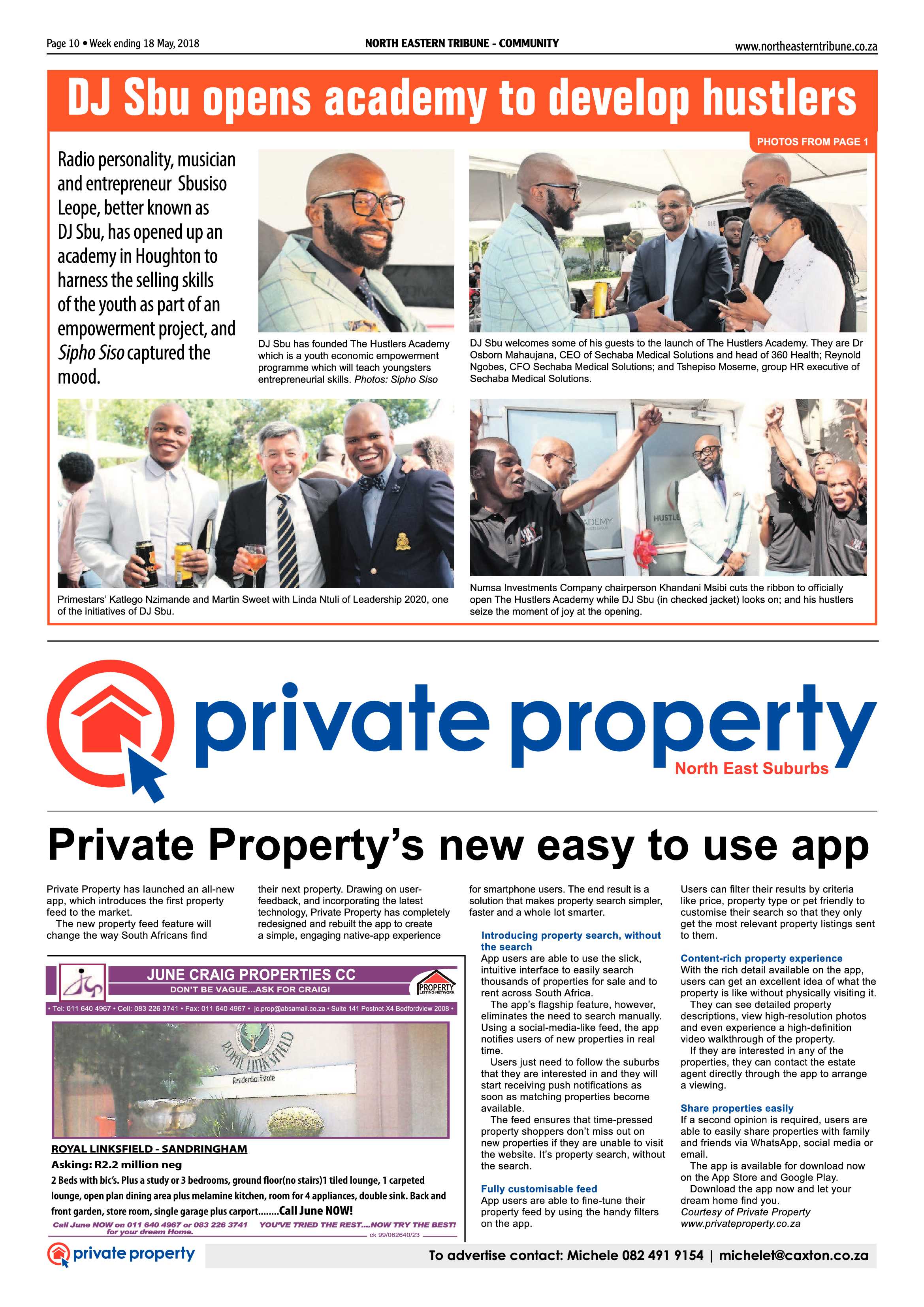 Northeastern Tribune 18 May 2018 page 10