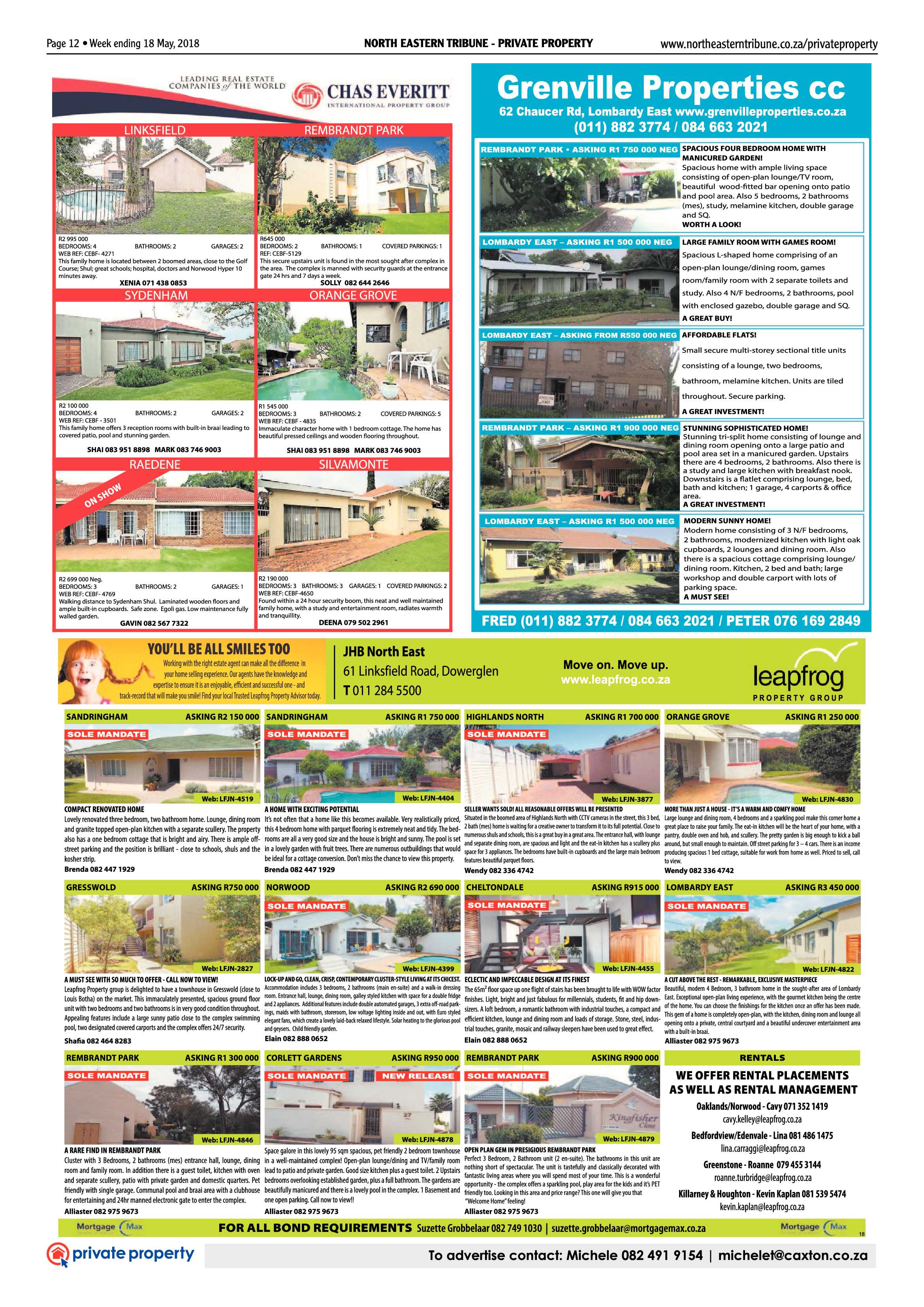 Northeastern Tribune 18 May 2018 page 12