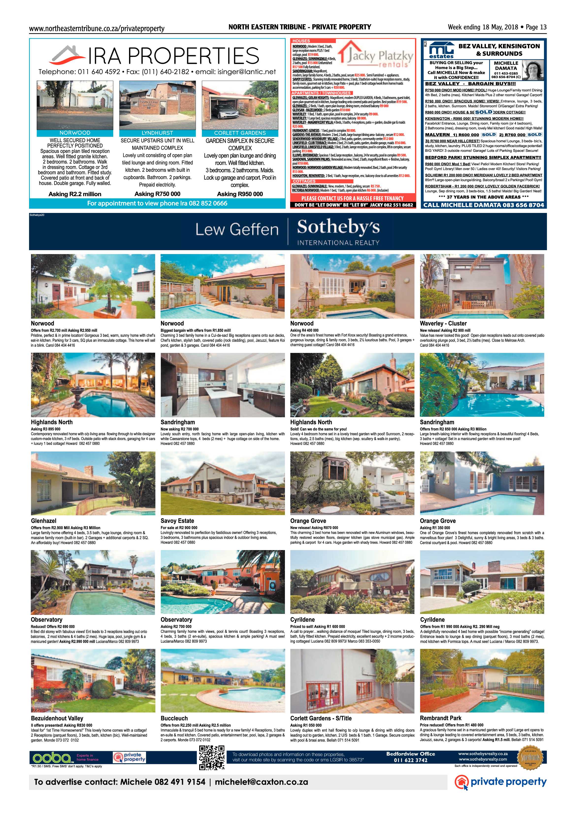 Northeastern Tribune 18 May 2018 page 13